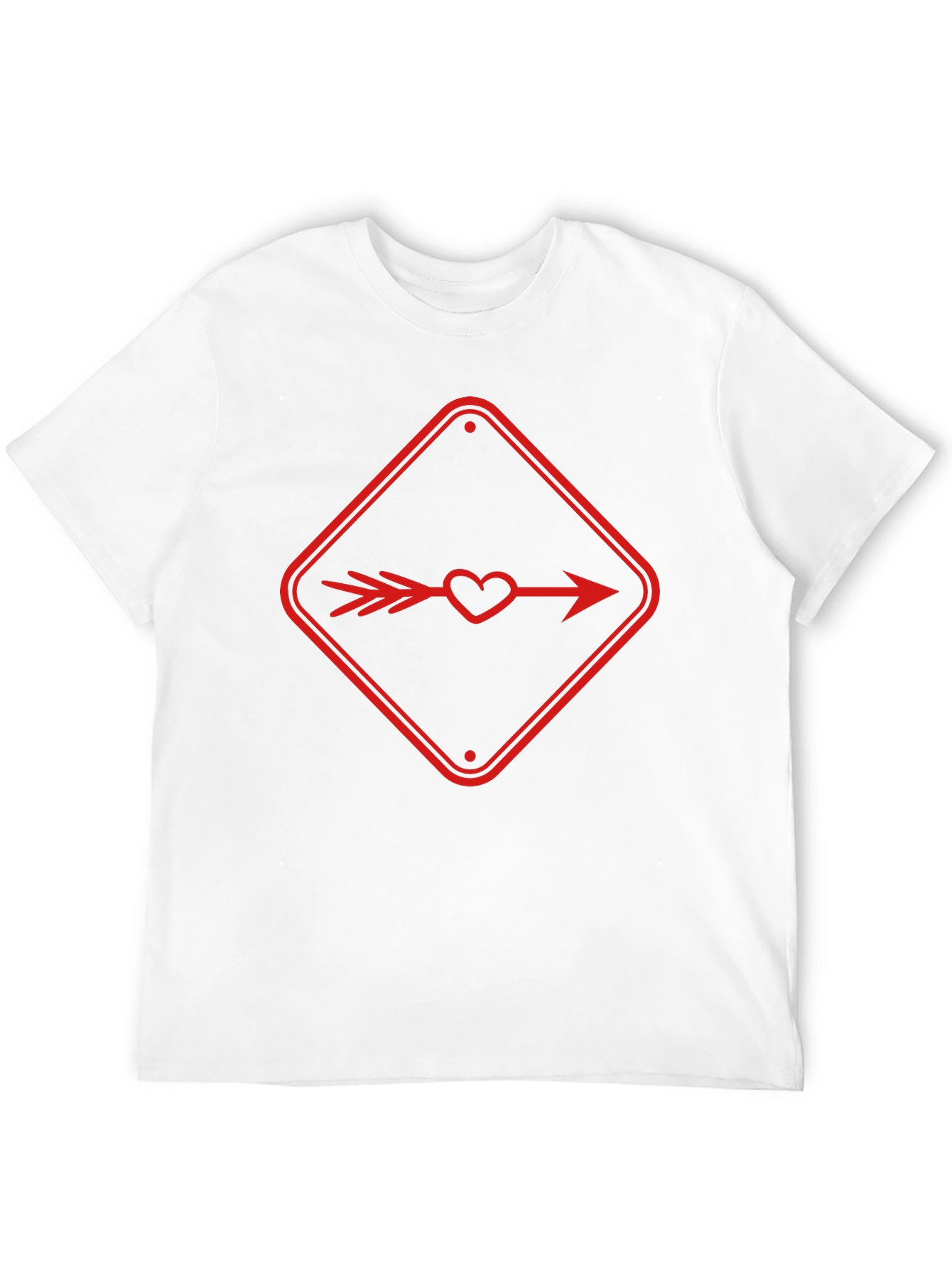 Arrow Heart Graphic Tee - Valentines Day Shirt