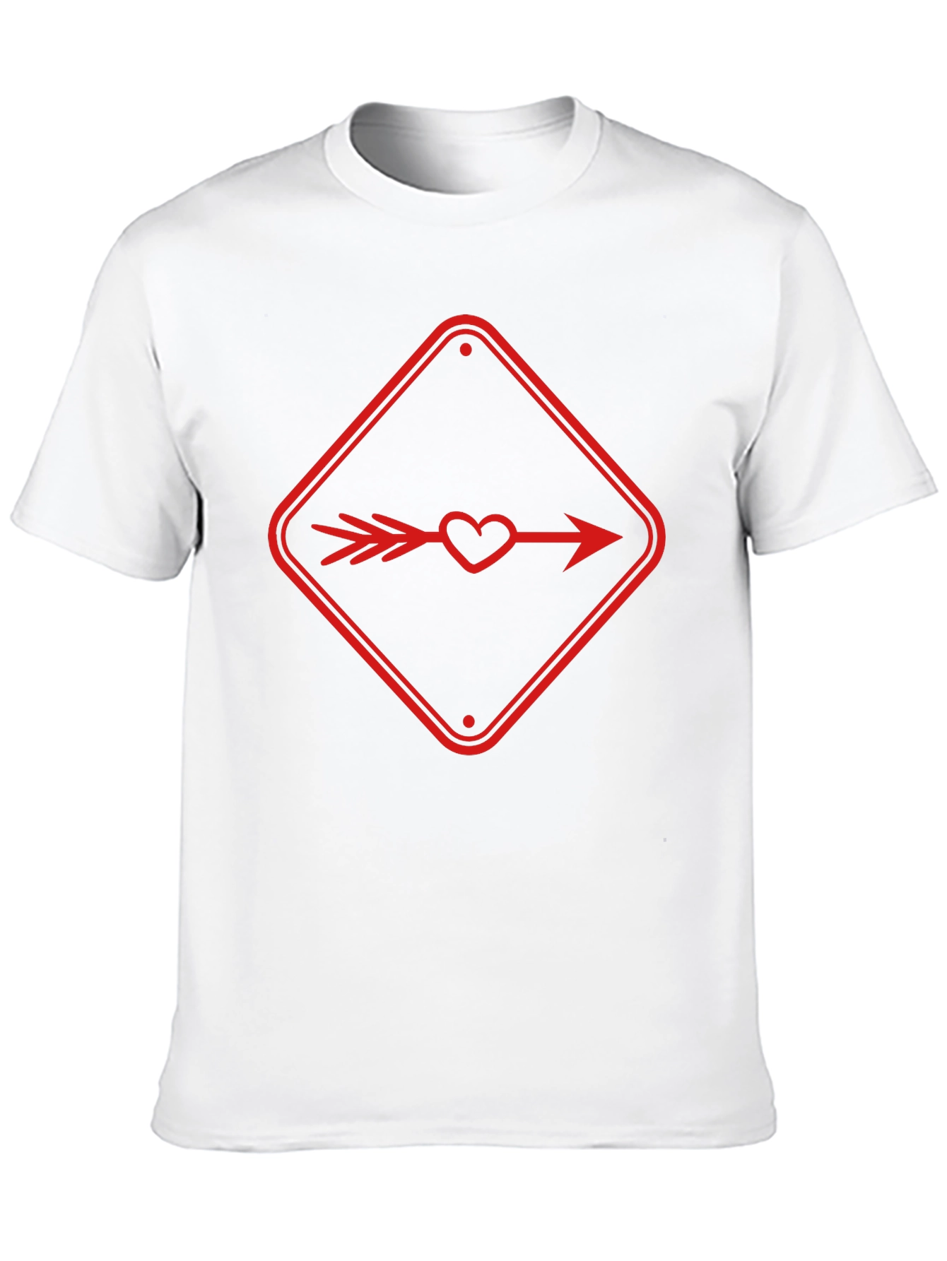 Arrow Heart Graphic Tee - Valentines Day Shirt