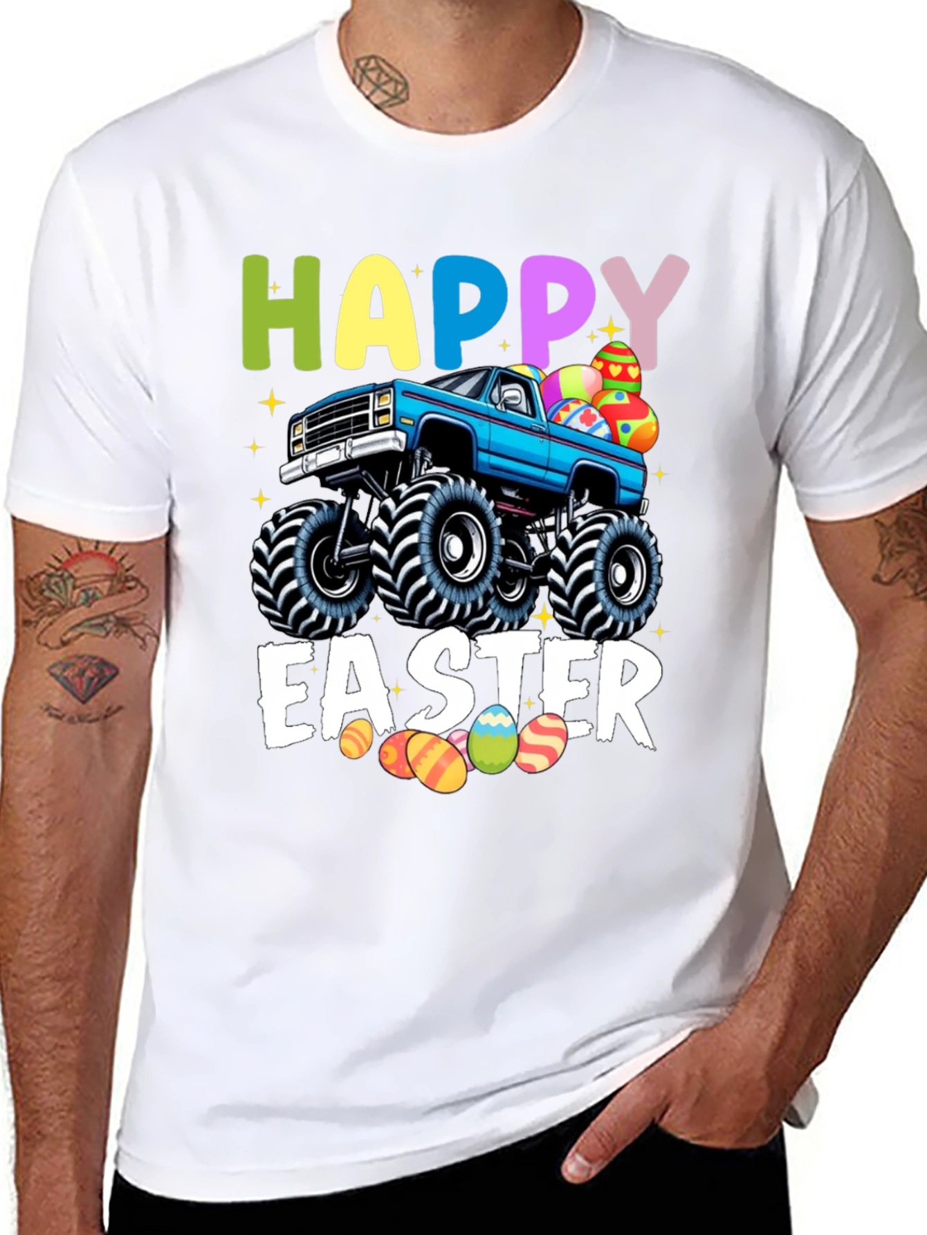 Happy Easter Monster Truck T-Shirt