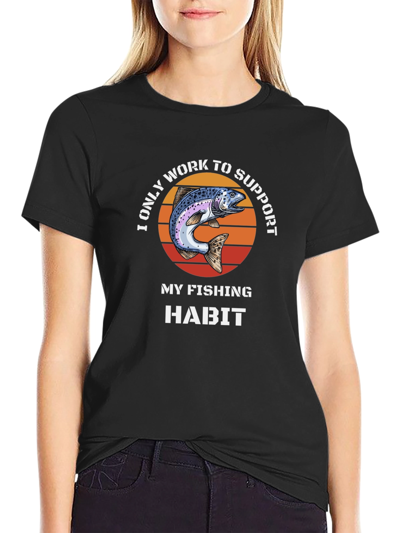 Fishing Habit Graphic Tee