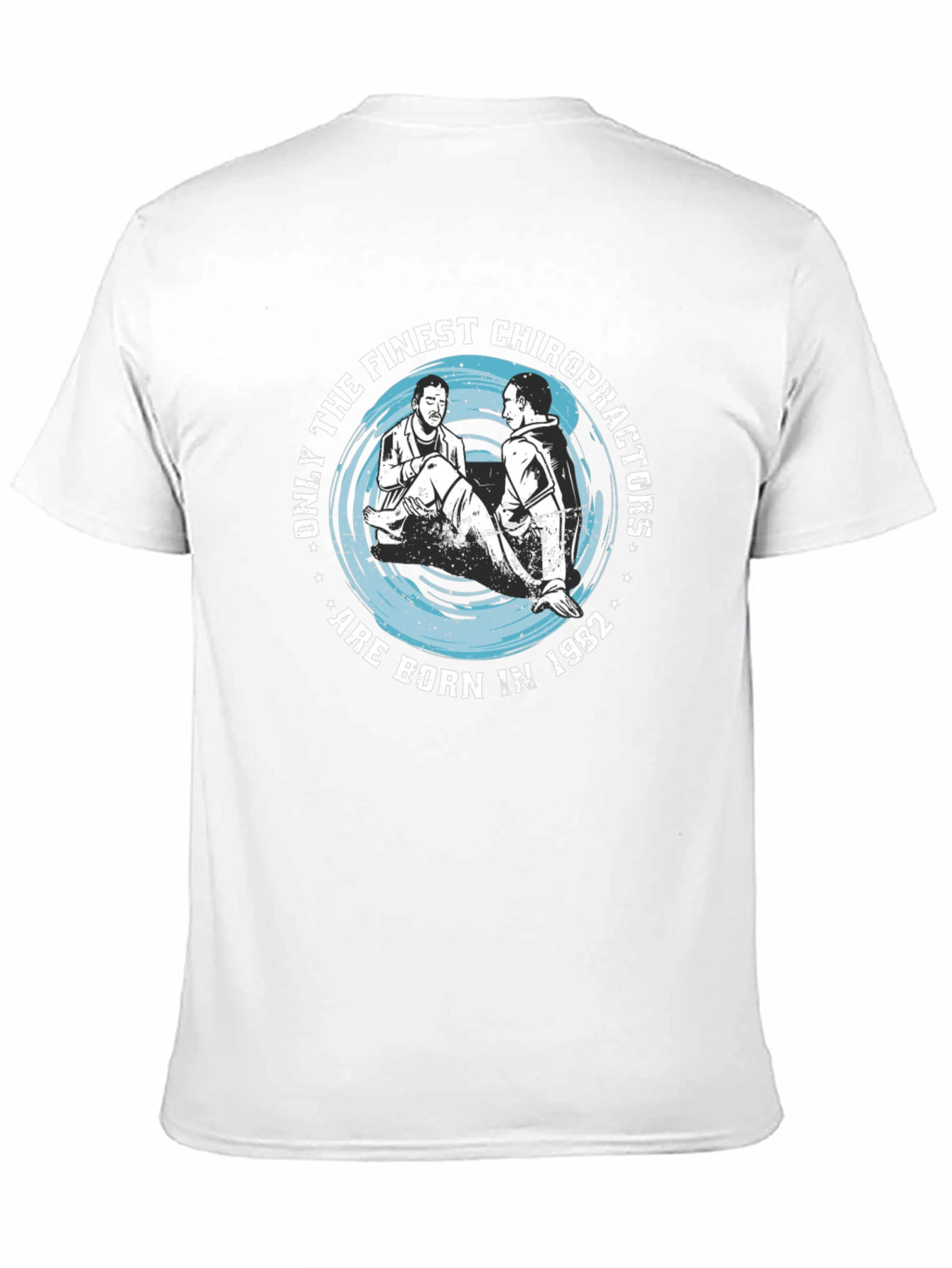 Finest Chiropractors Born in 1982 Black T-Shirt