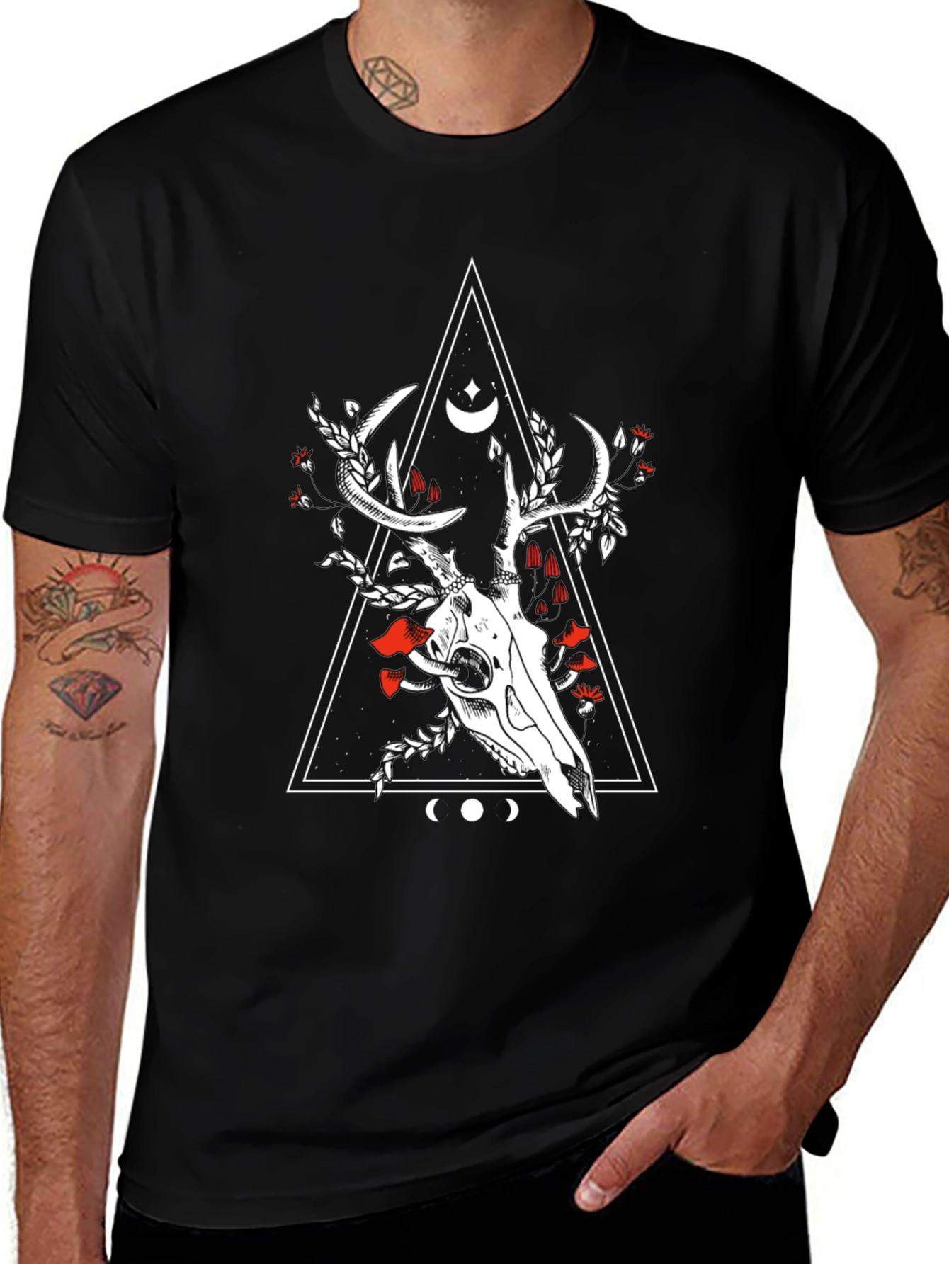 Deer Skull Graphic Tee