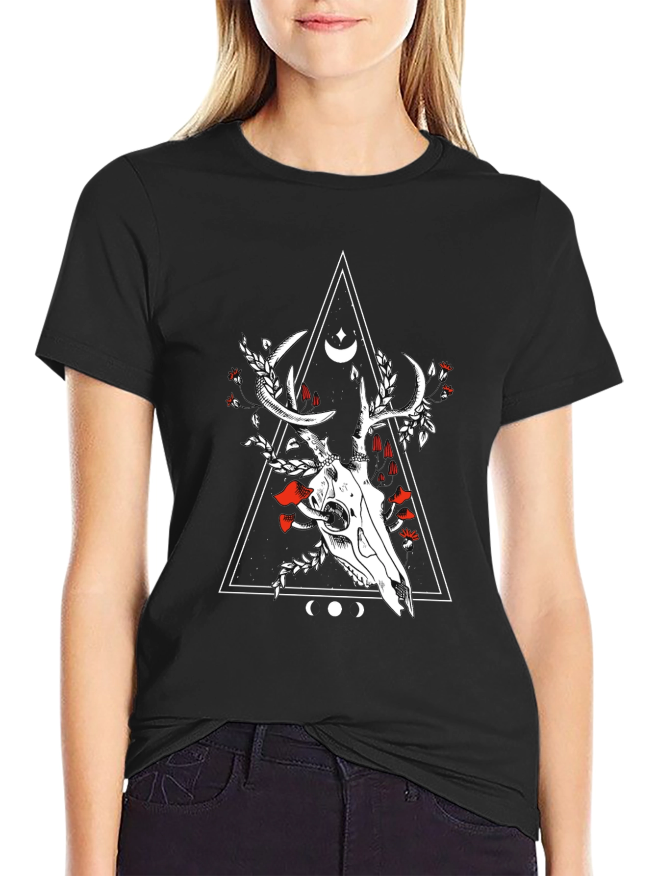 Deer Skull Graphic Tee