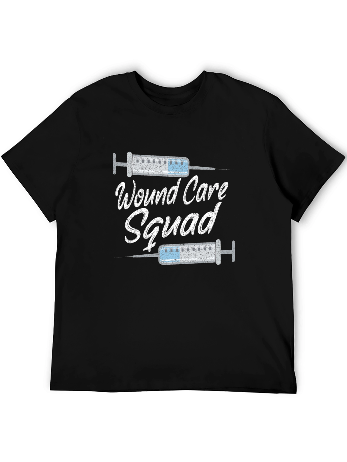 Wound Care Squad Tee - Black Medical T-Shirt