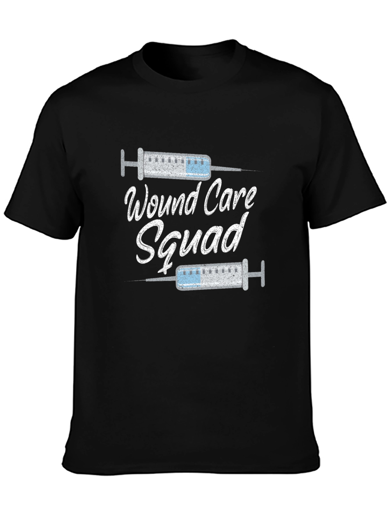 Wound Care Squad Tee - Black Medical T-Shirt