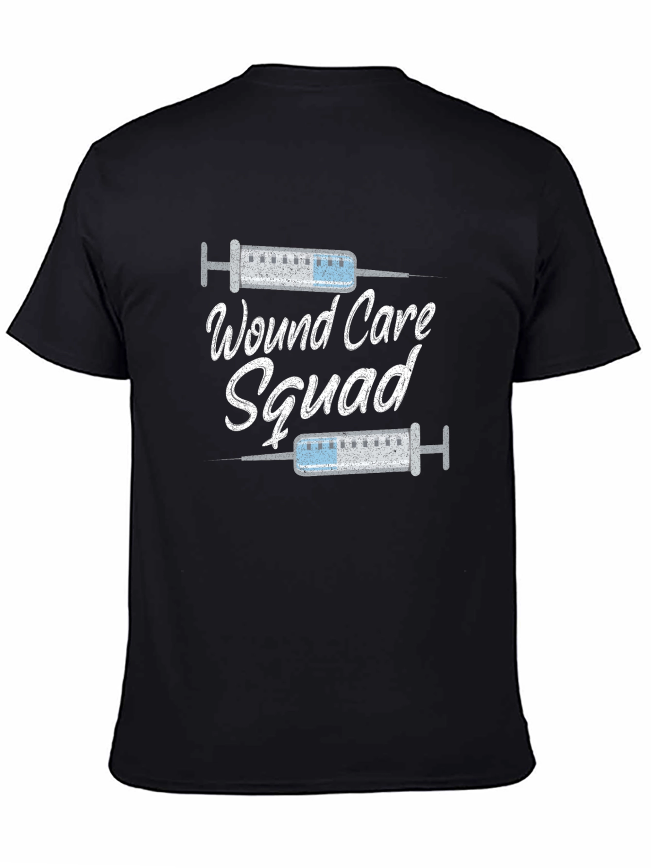 Wound Care Squad Tee - Black Medical T-Shirt