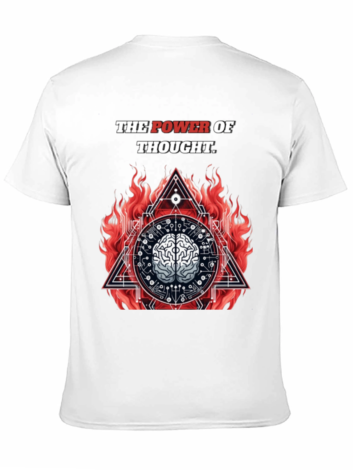 The Power of Thought Graphic Tee - Black