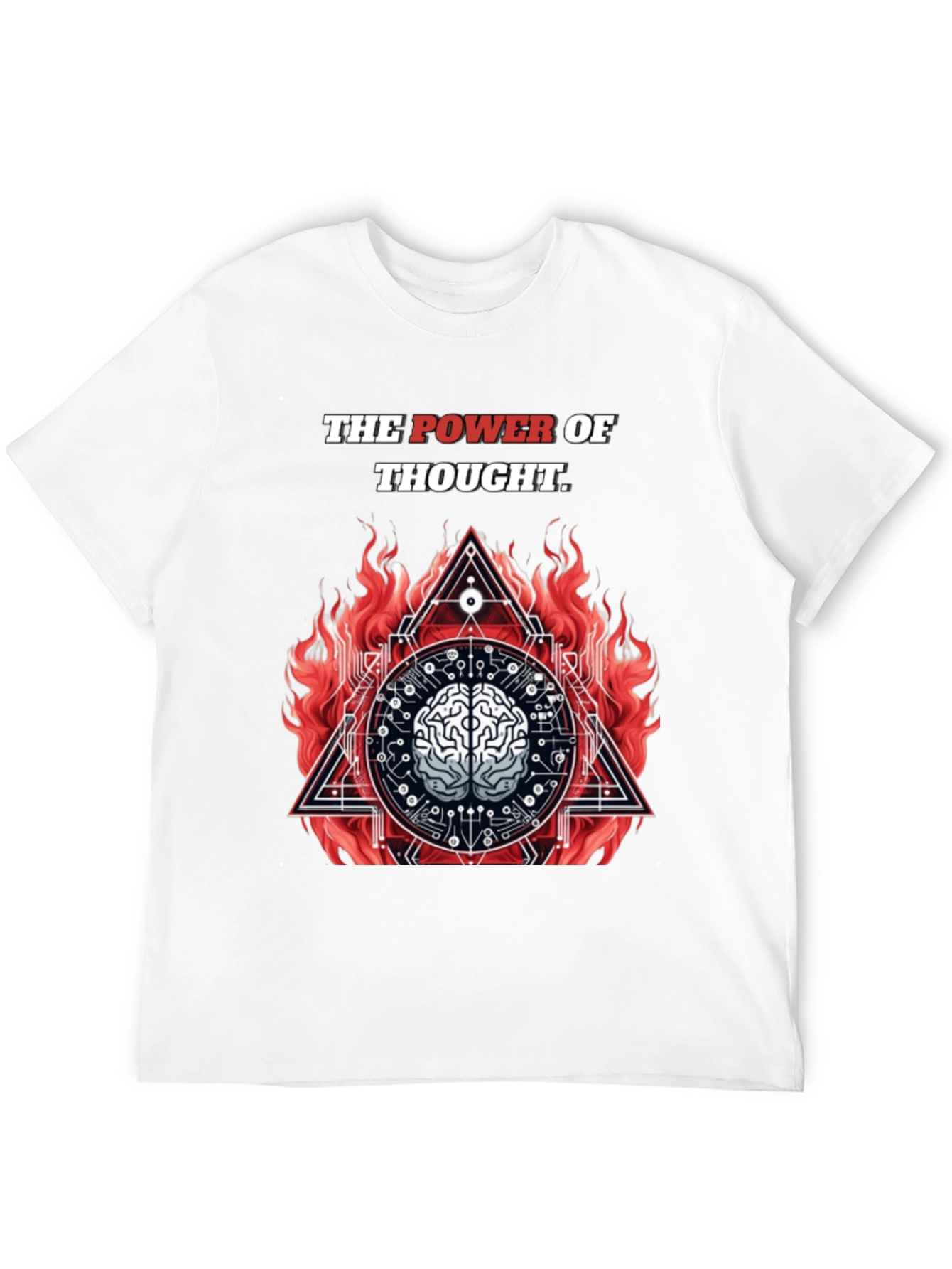 The Power of Thought Graphic Tee - Black