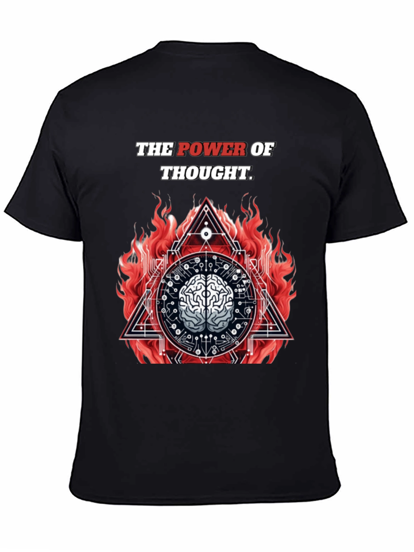 The Power of Thought Graphic Tee - Black