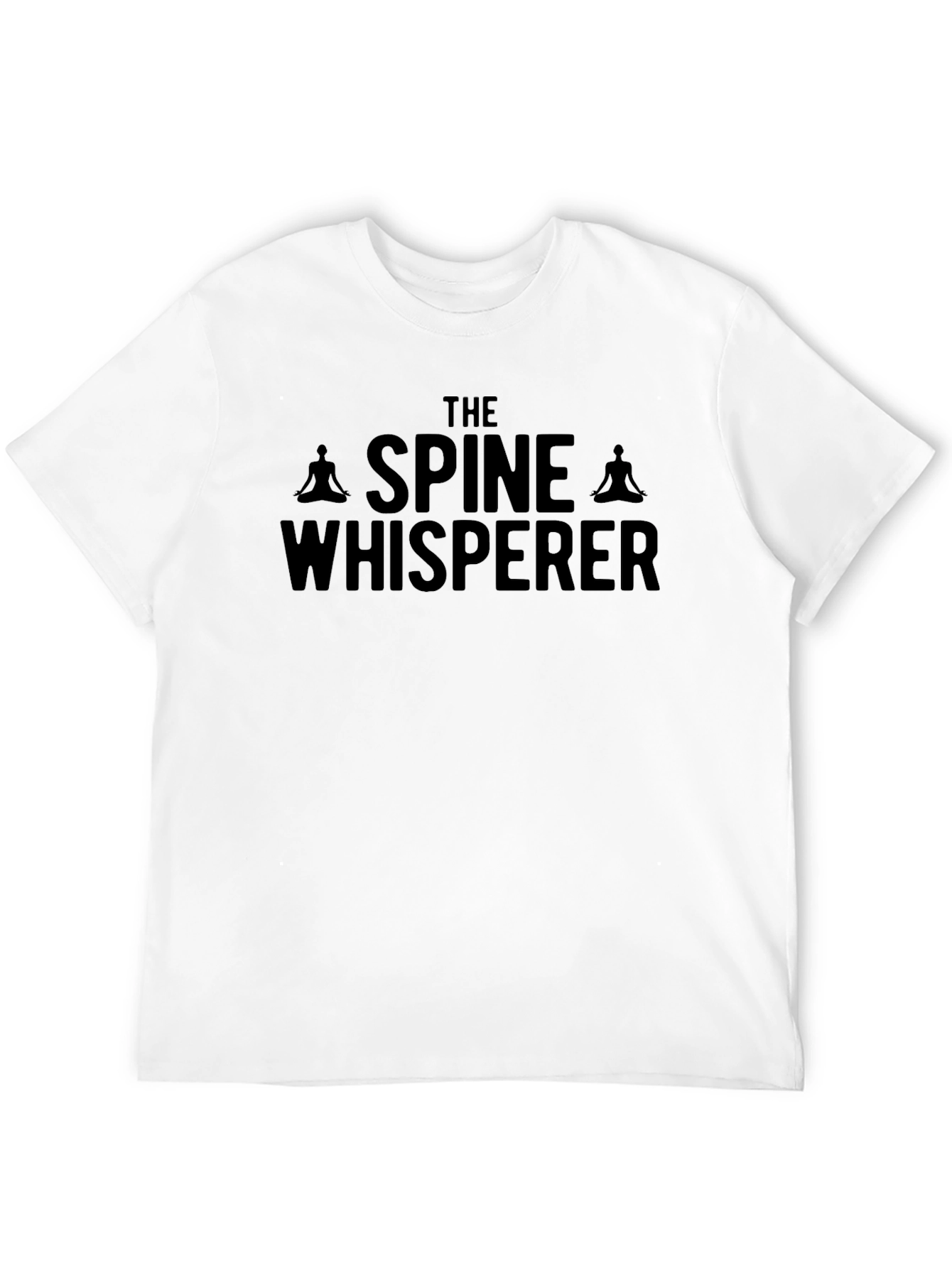 The Spine Whisperer Black Graphic T-Shirt