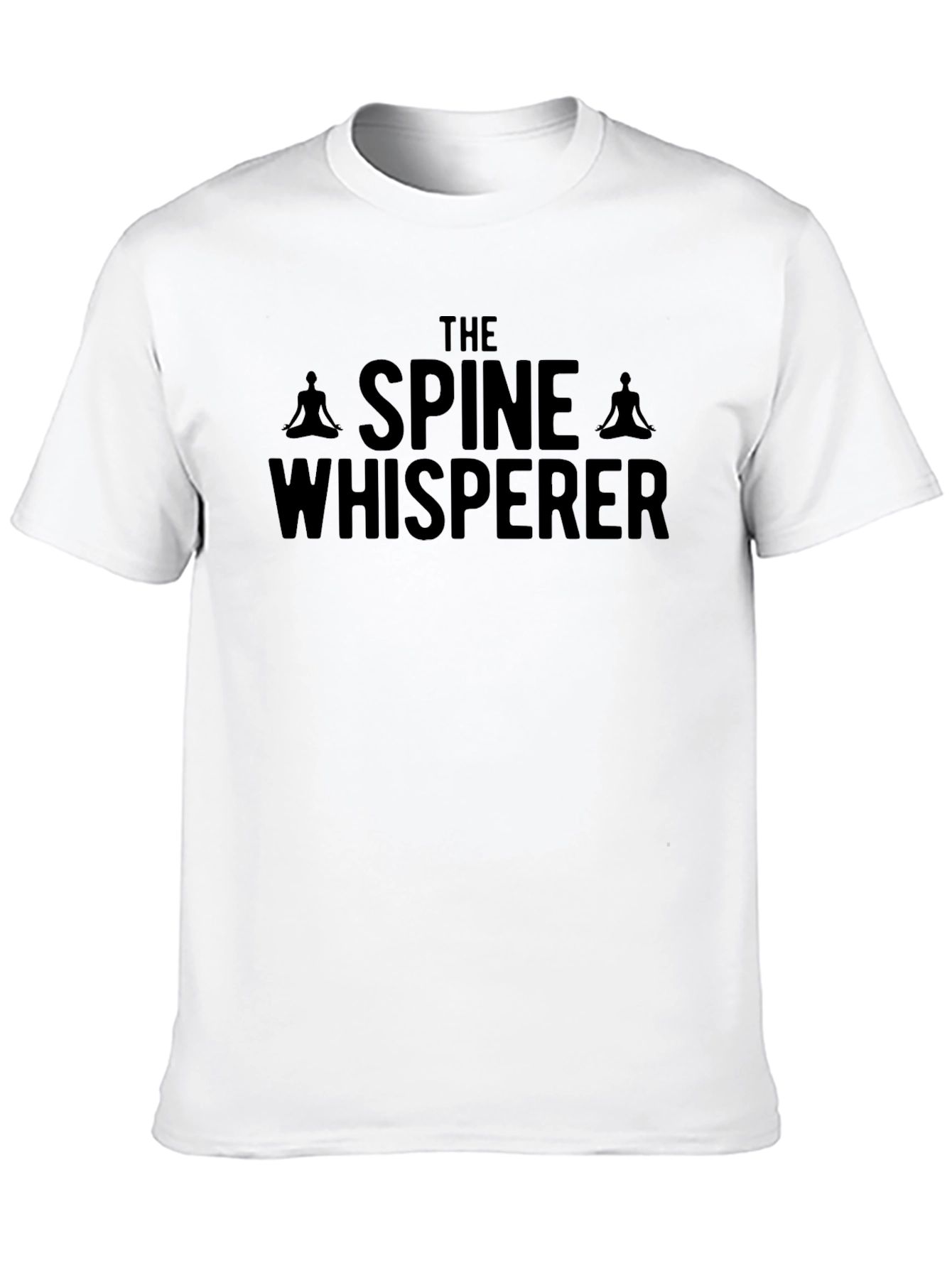 The Spine Whisperer Black Graphic T-Shirt