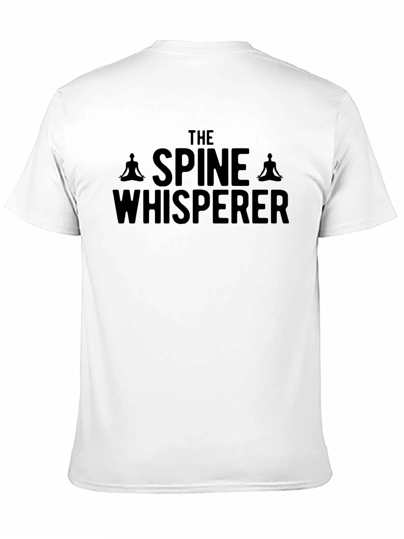 The Spine Whisperer Black Graphic T-Shirt