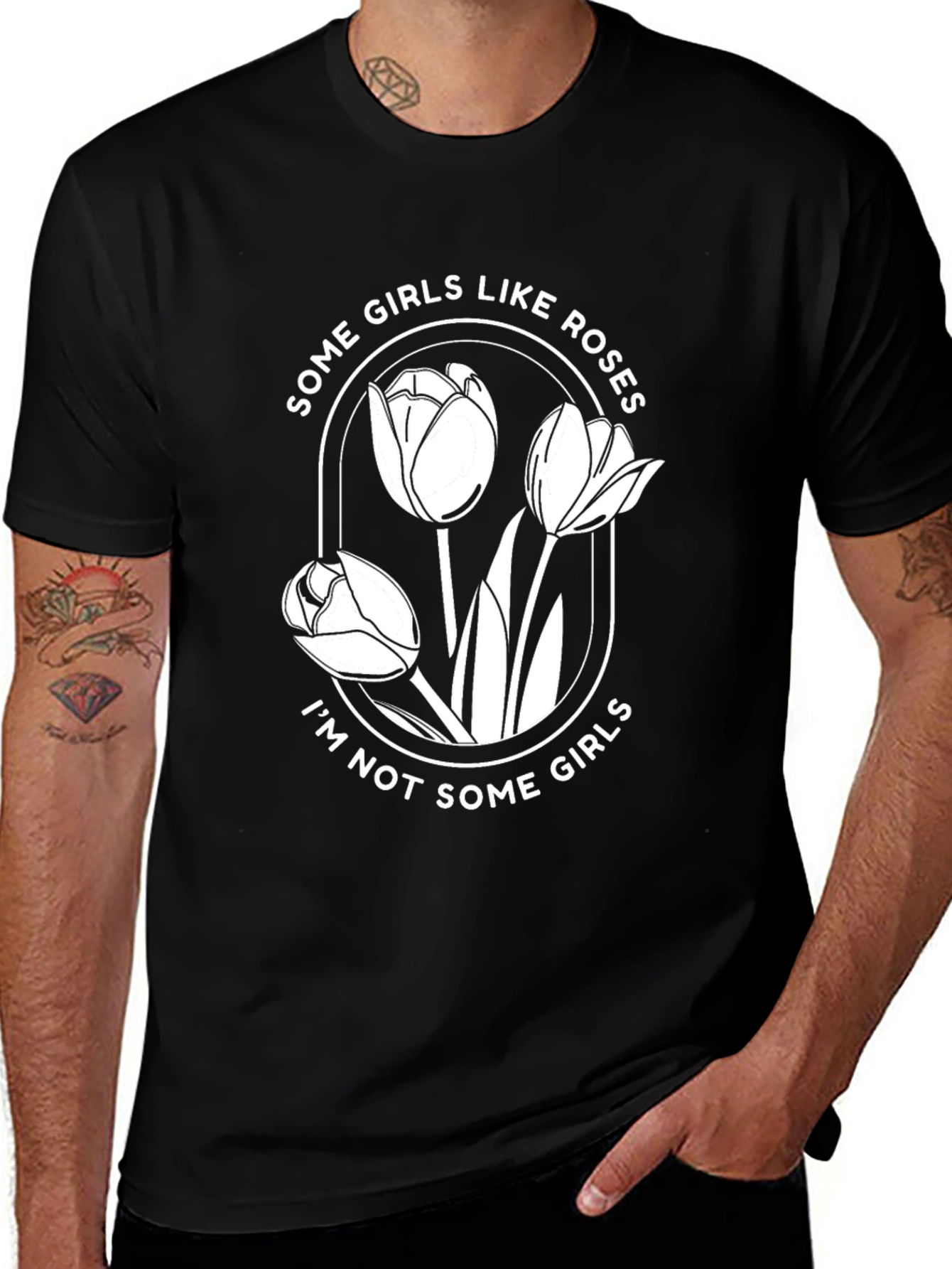 Some Girls Like Roses Graphic Tee