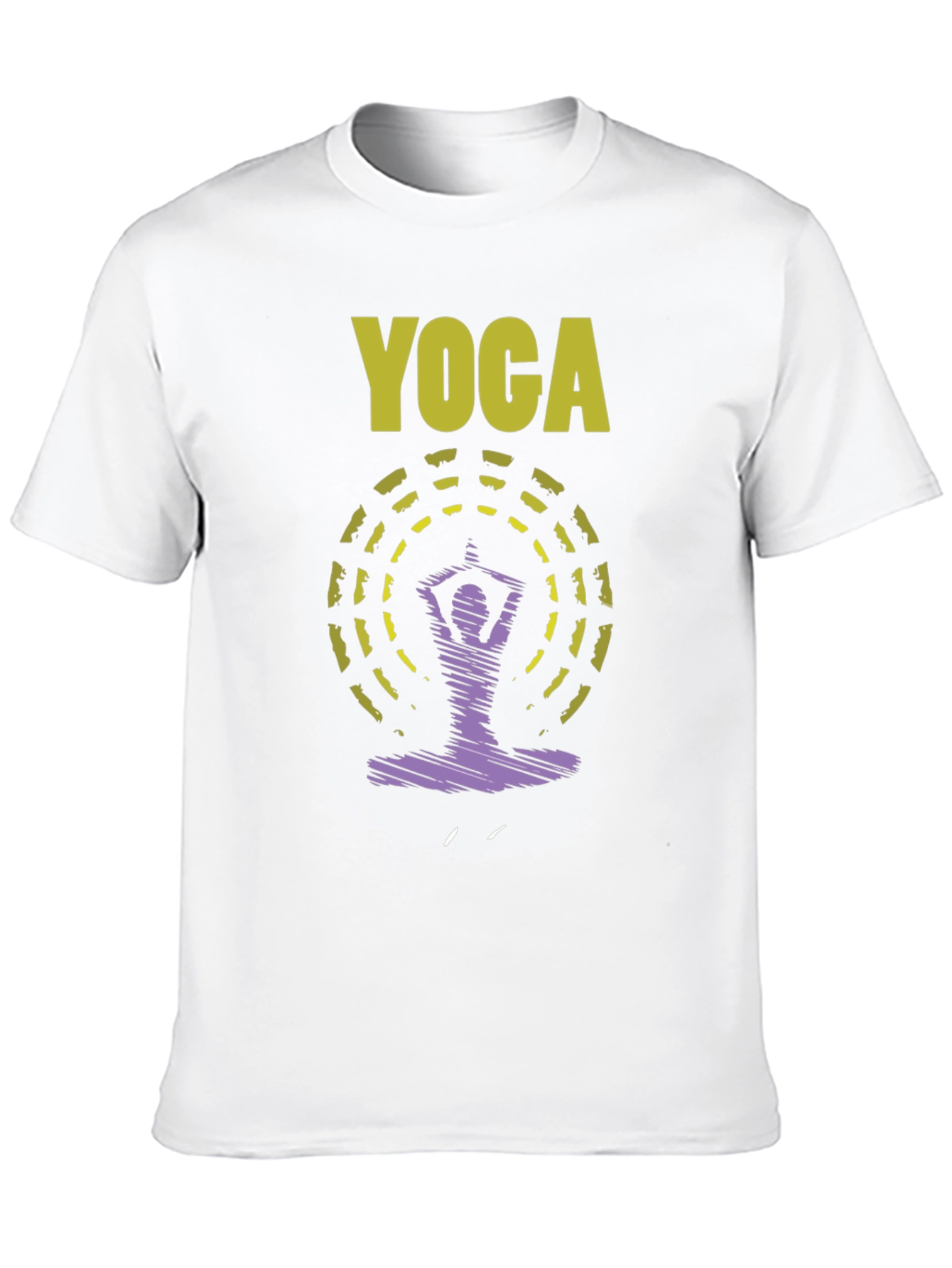 Yoga Graphic Tee: Relaxed Fit Black T-Shirt