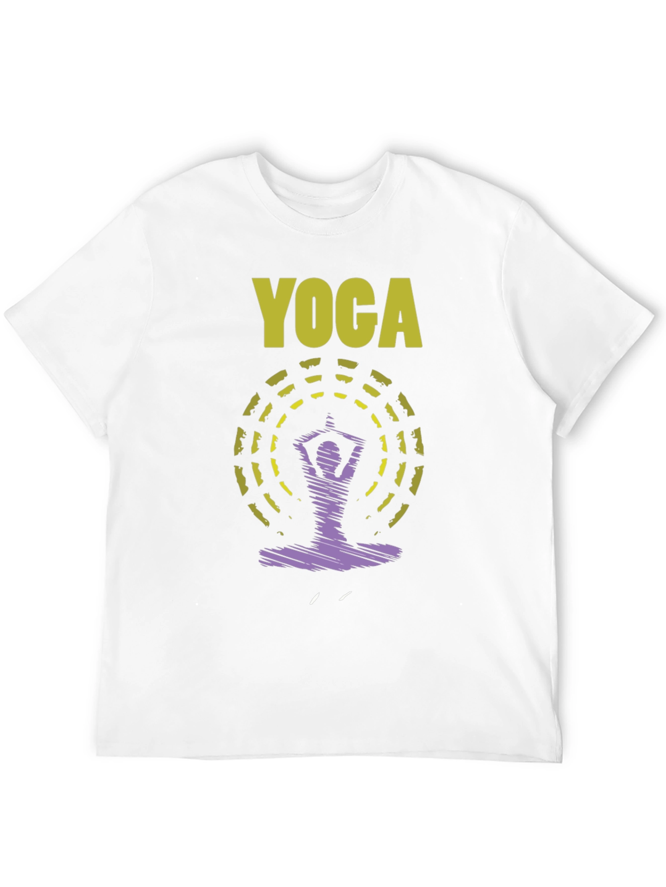 Yoga Graphic Tee: Relaxed Fit Black T-Shirt