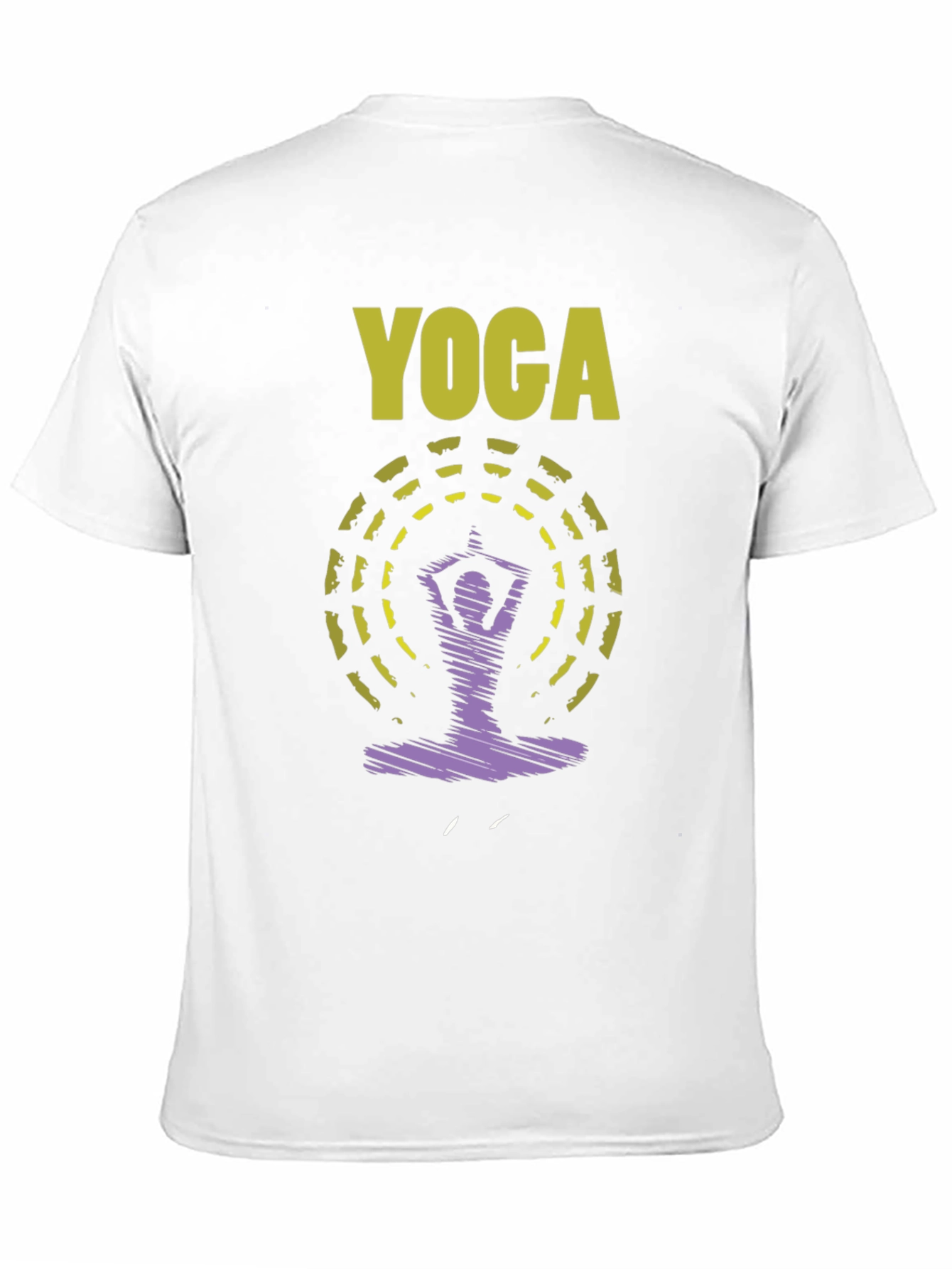 Yoga Graphic Tee: Relaxed Fit Black T-Shirt
