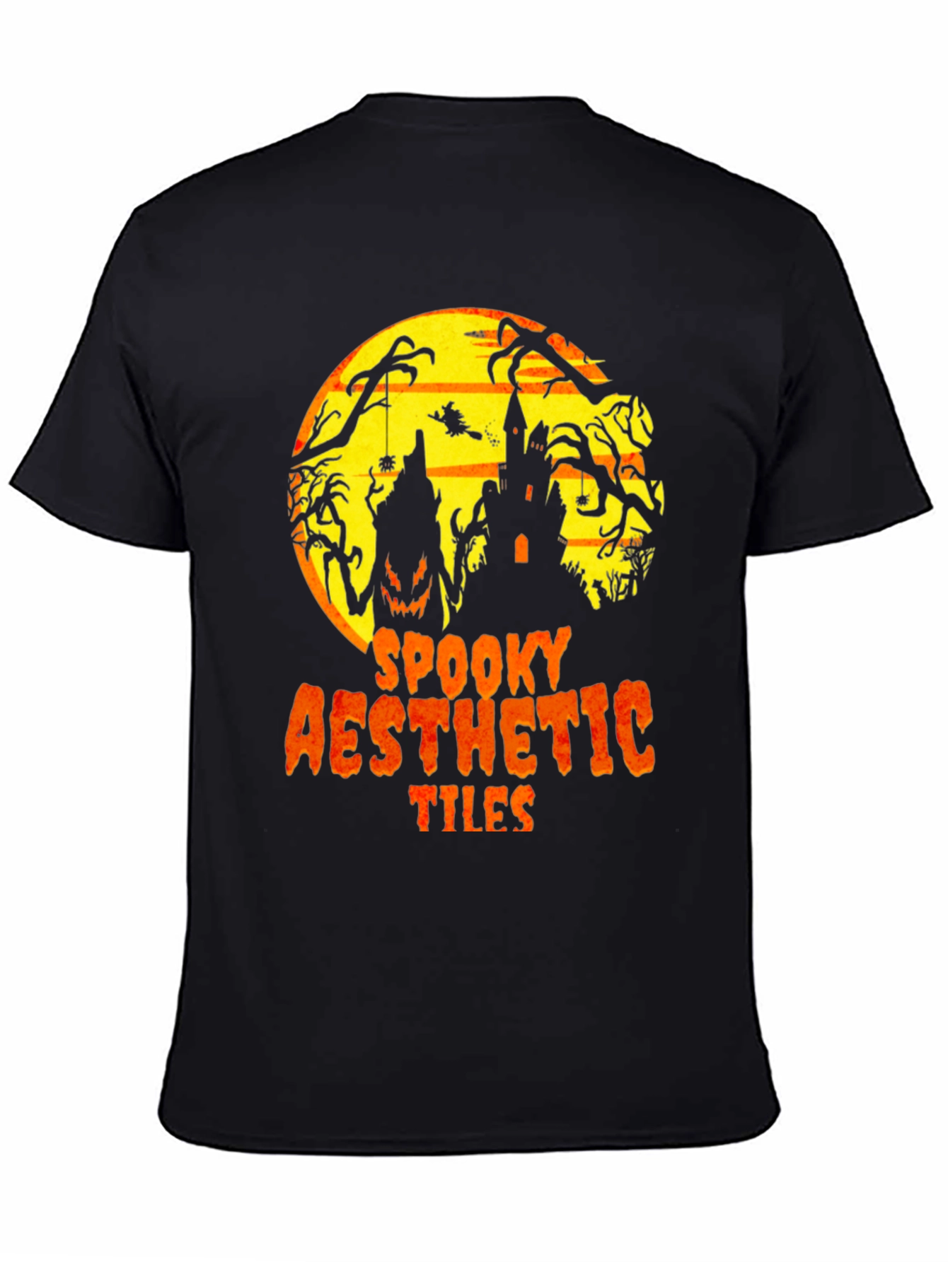 Spooky Aesthetic Tiles Graphic T-Shirt