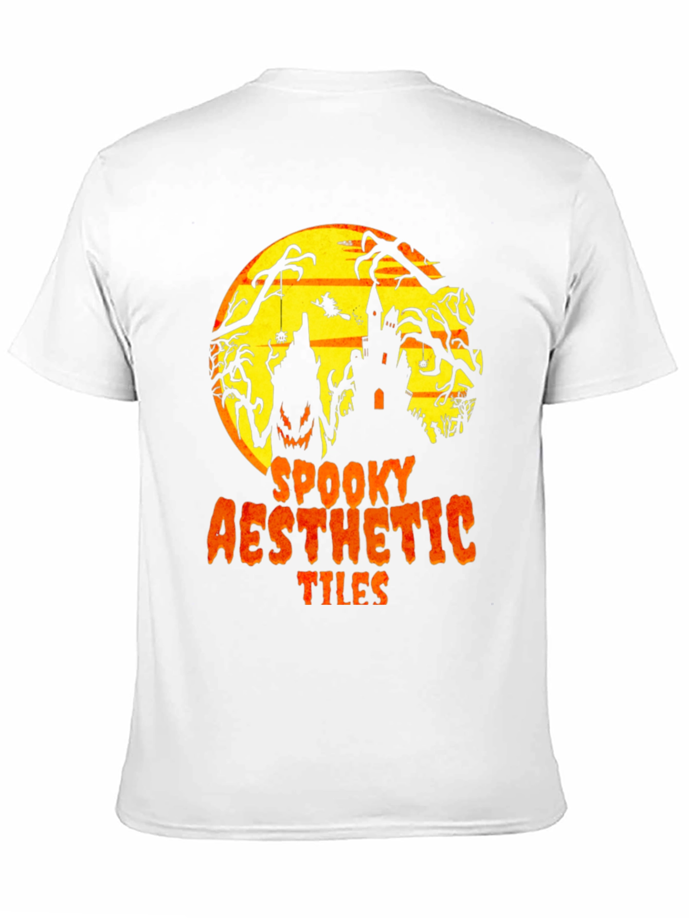 Spooky Aesthetic Tiles Graphic T-Shirt