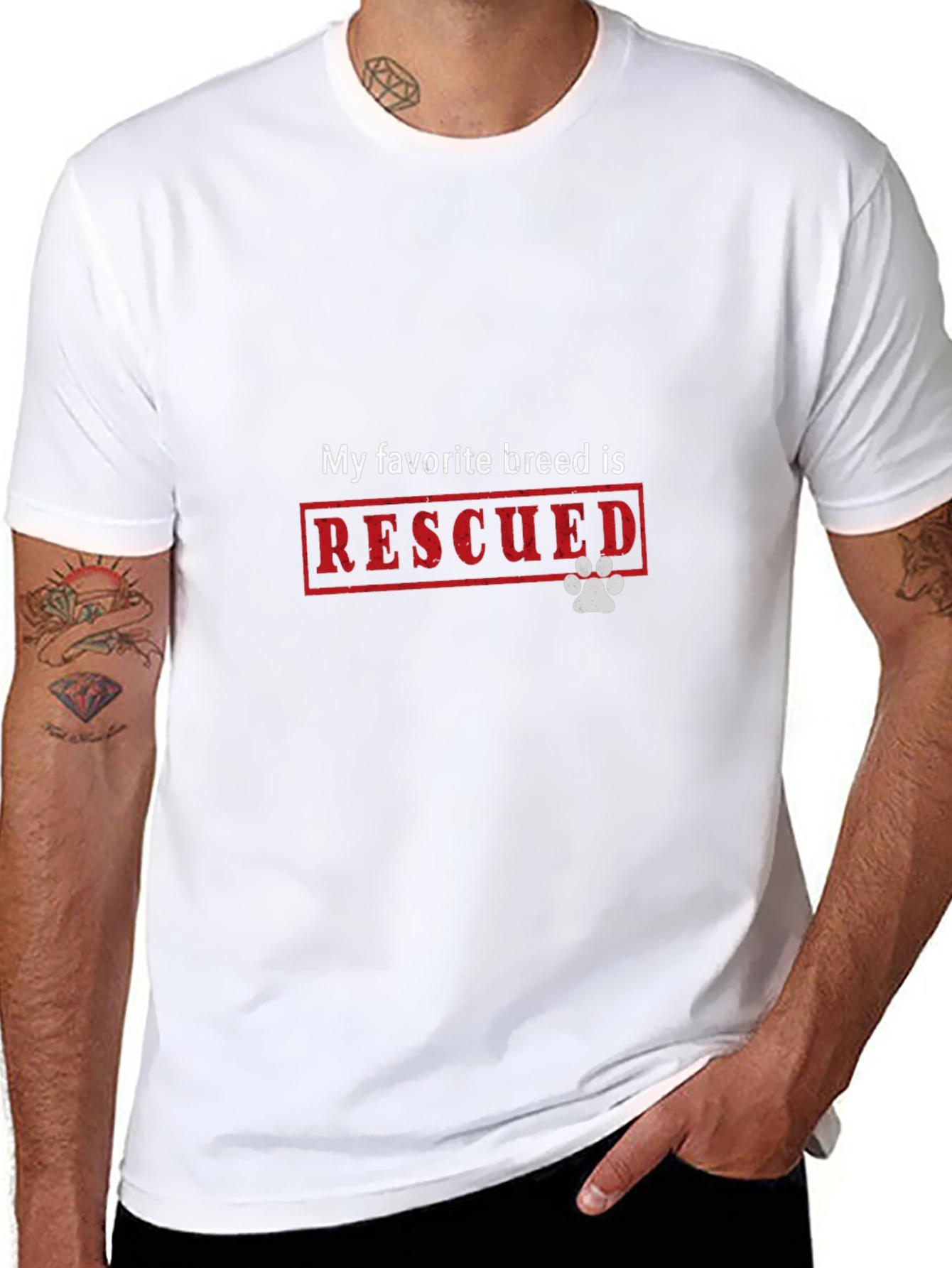 Rescued Dog Breed T-Shirt