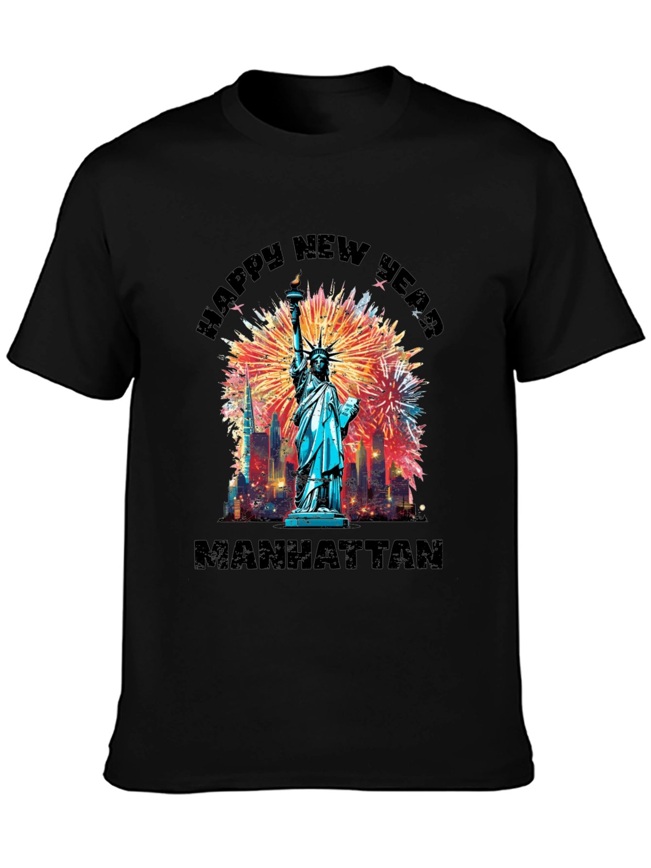 Happy New Year Manhattan T-Shirt