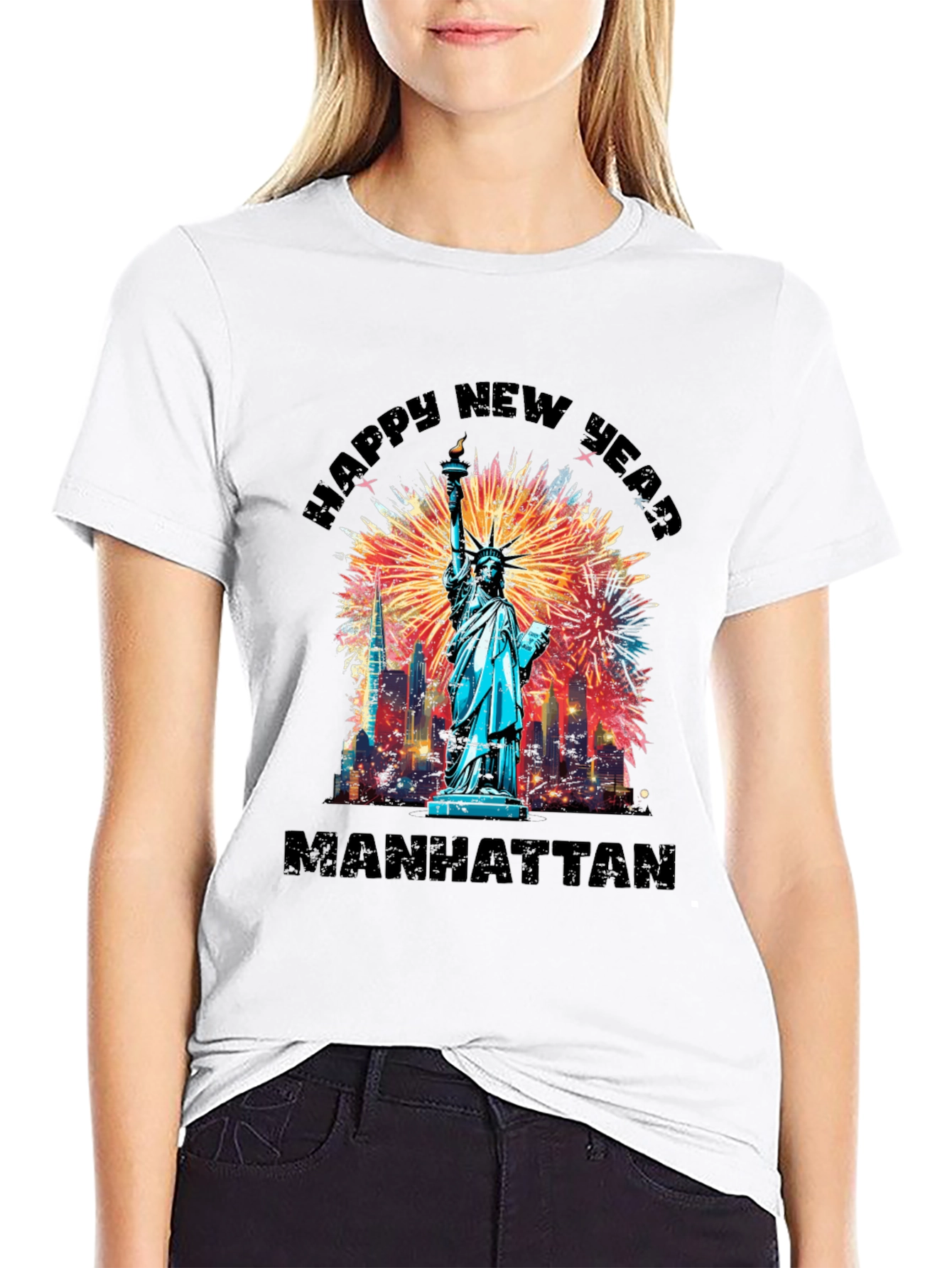 Happy New Year Manhattan T-Shirt