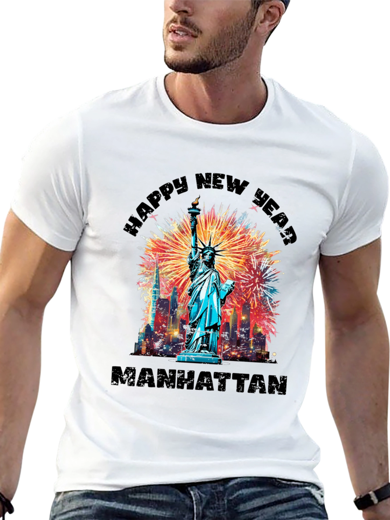 Happy New Year Manhattan T-Shirt