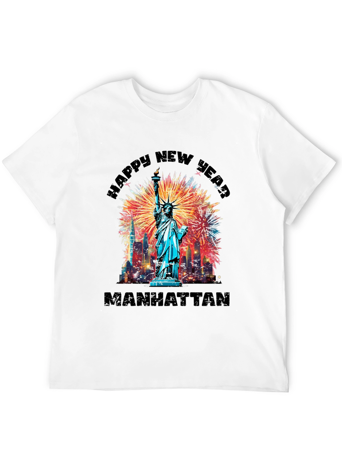 Happy New Year Manhattan T-Shirt