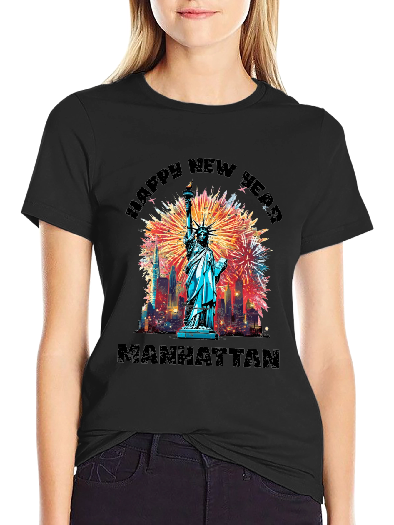 Happy New Year Manhattan T-Shirt