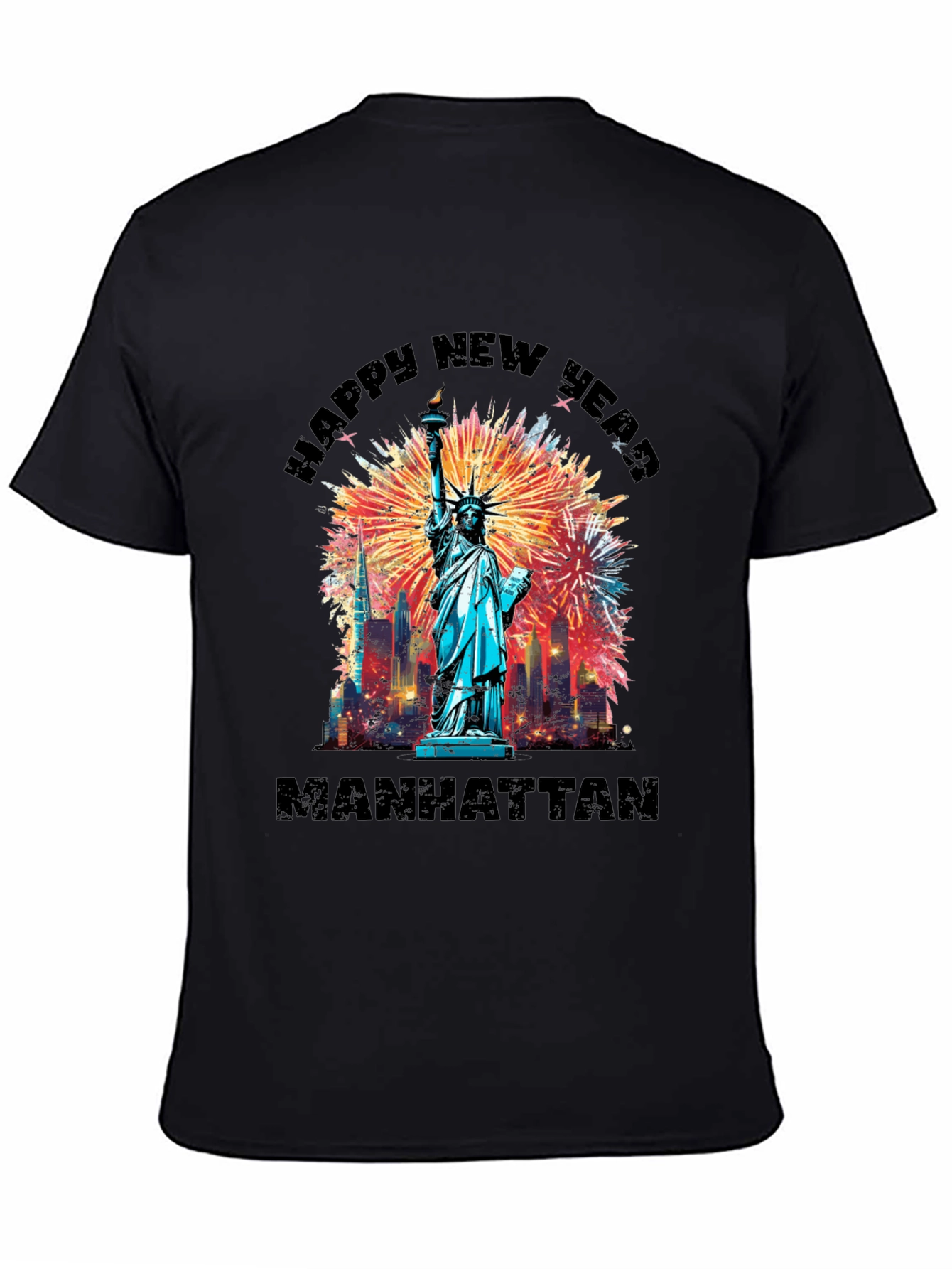 Happy New Year Manhattan T-Shirt
