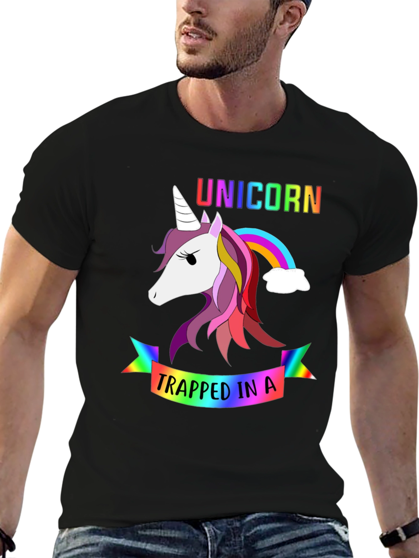 Unicorn Trapped In A T-Shirt