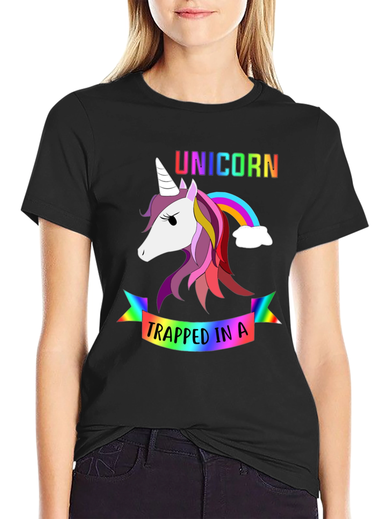 Unicorn Trapped In A T-Shirt