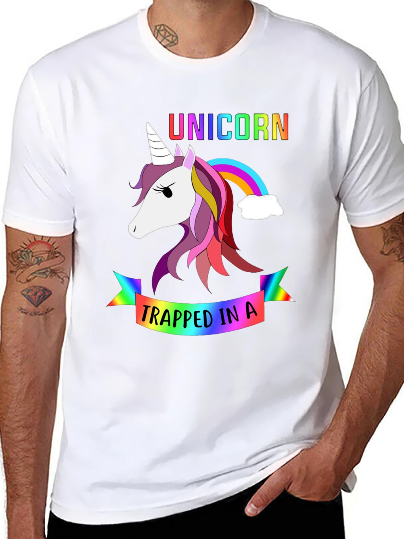 Unicorn Trapped In A T-Shirt