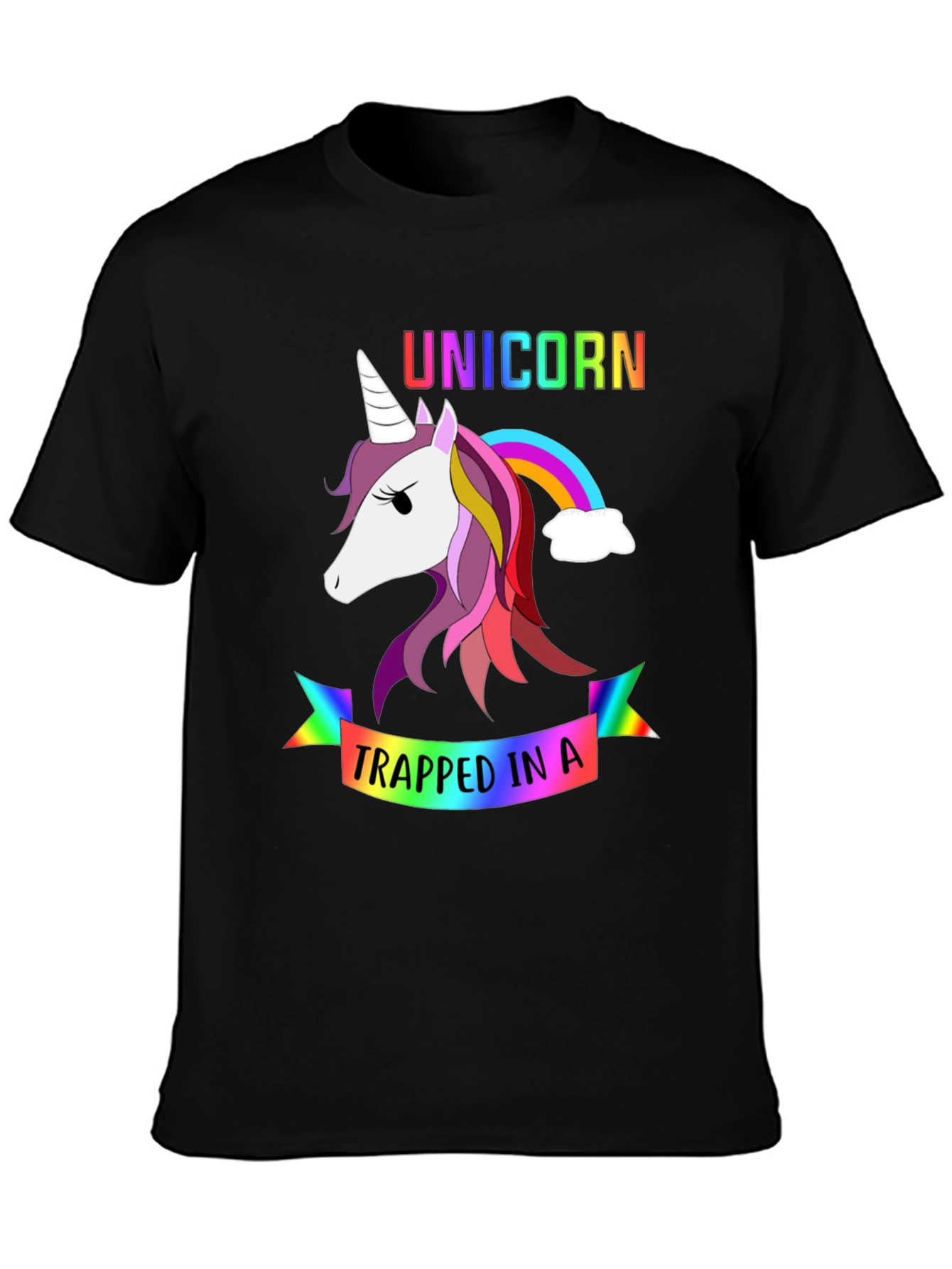 Unicorn Trapped In A T-Shirt