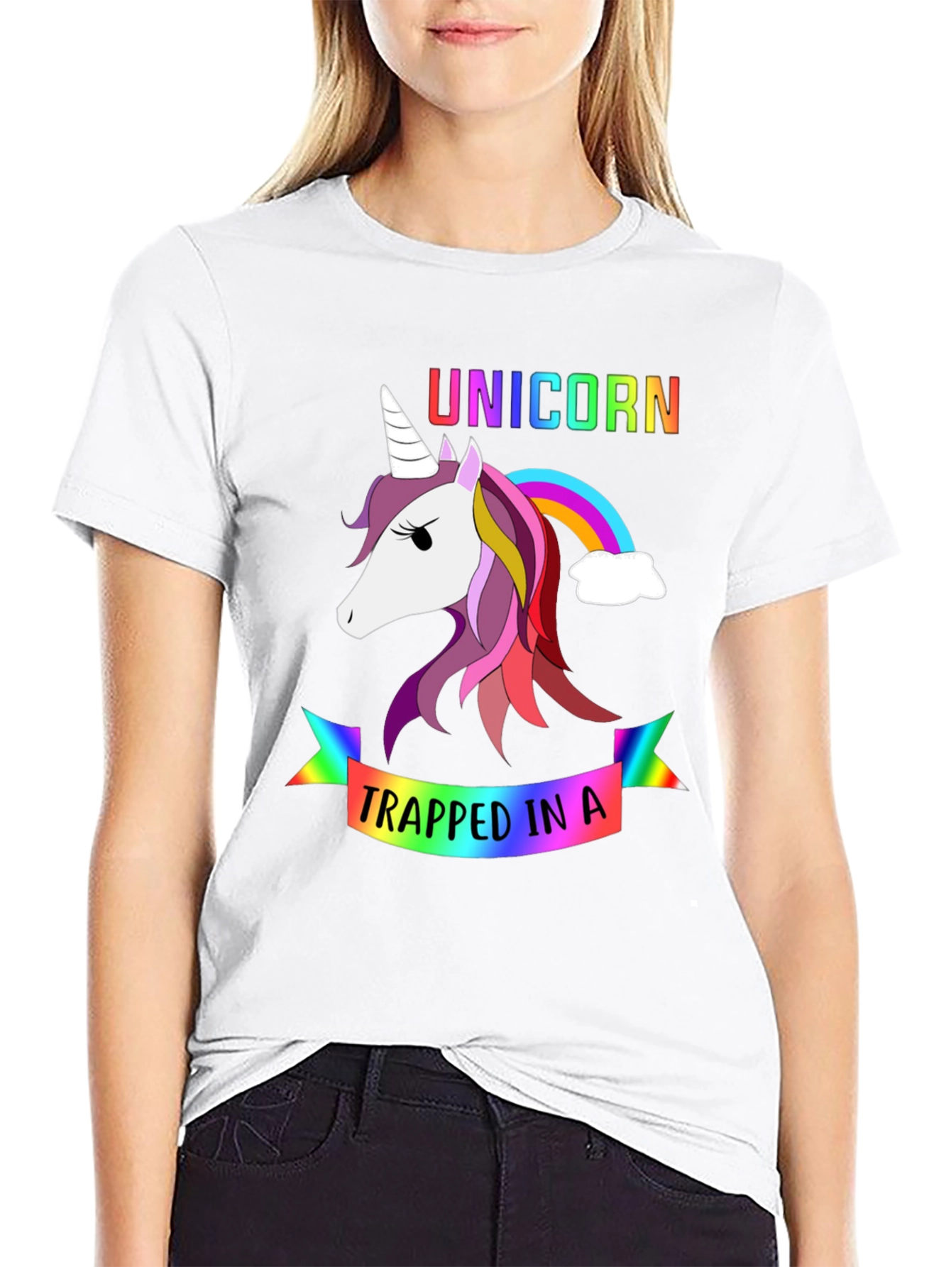 Unicorn Trapped In A T-Shirt
