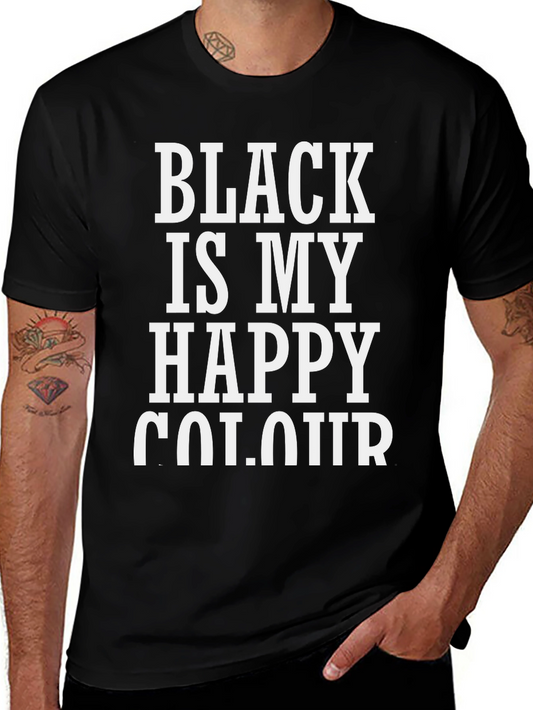 Black Is My Happy Colour T-Shirt