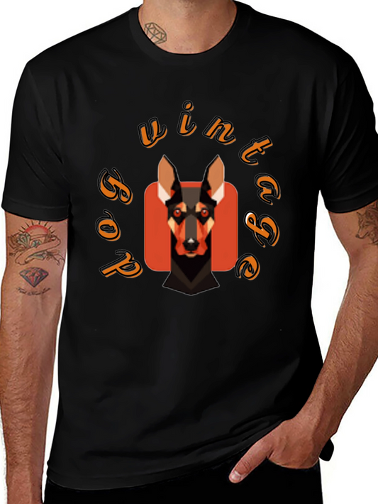 Vintage Dog Graphic Tee - Stylish and Comfortable