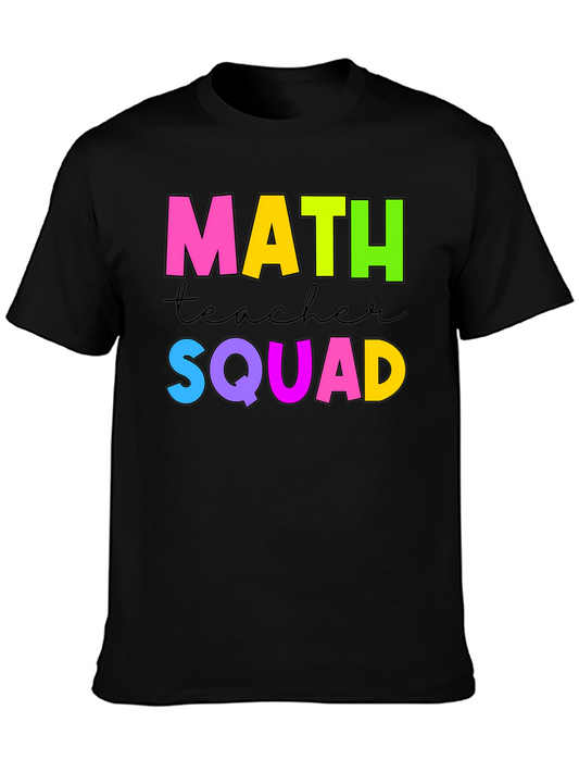 Math Teacher Squad T-Shirt