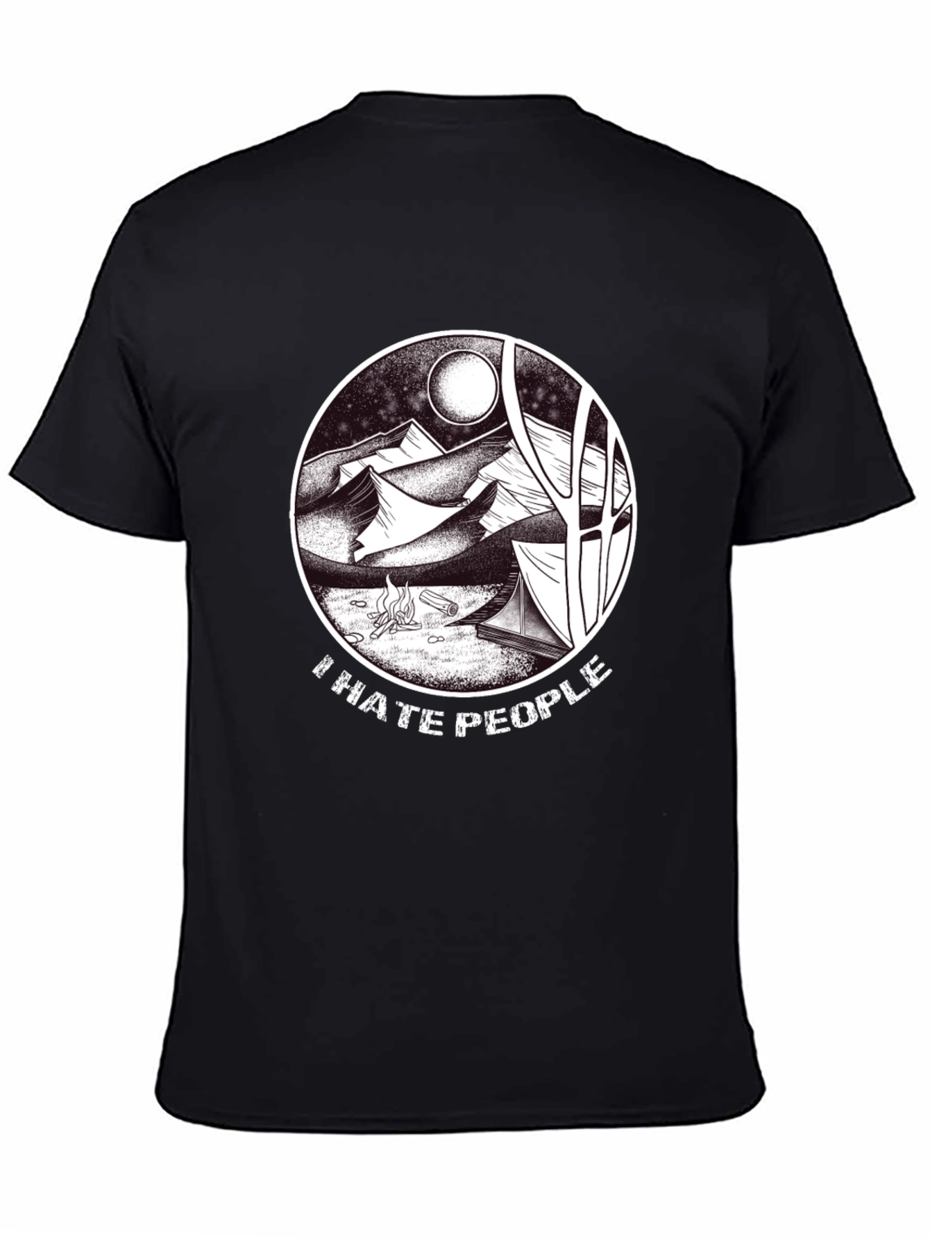 I Hate People Camping T-Shirt - Nature Lovers Tee