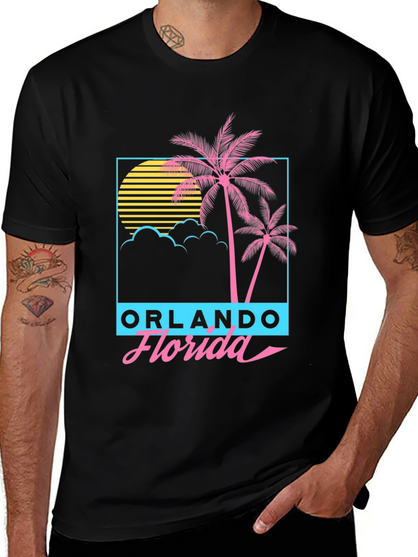 Orlando Florida Retro Graphic T-Shirt