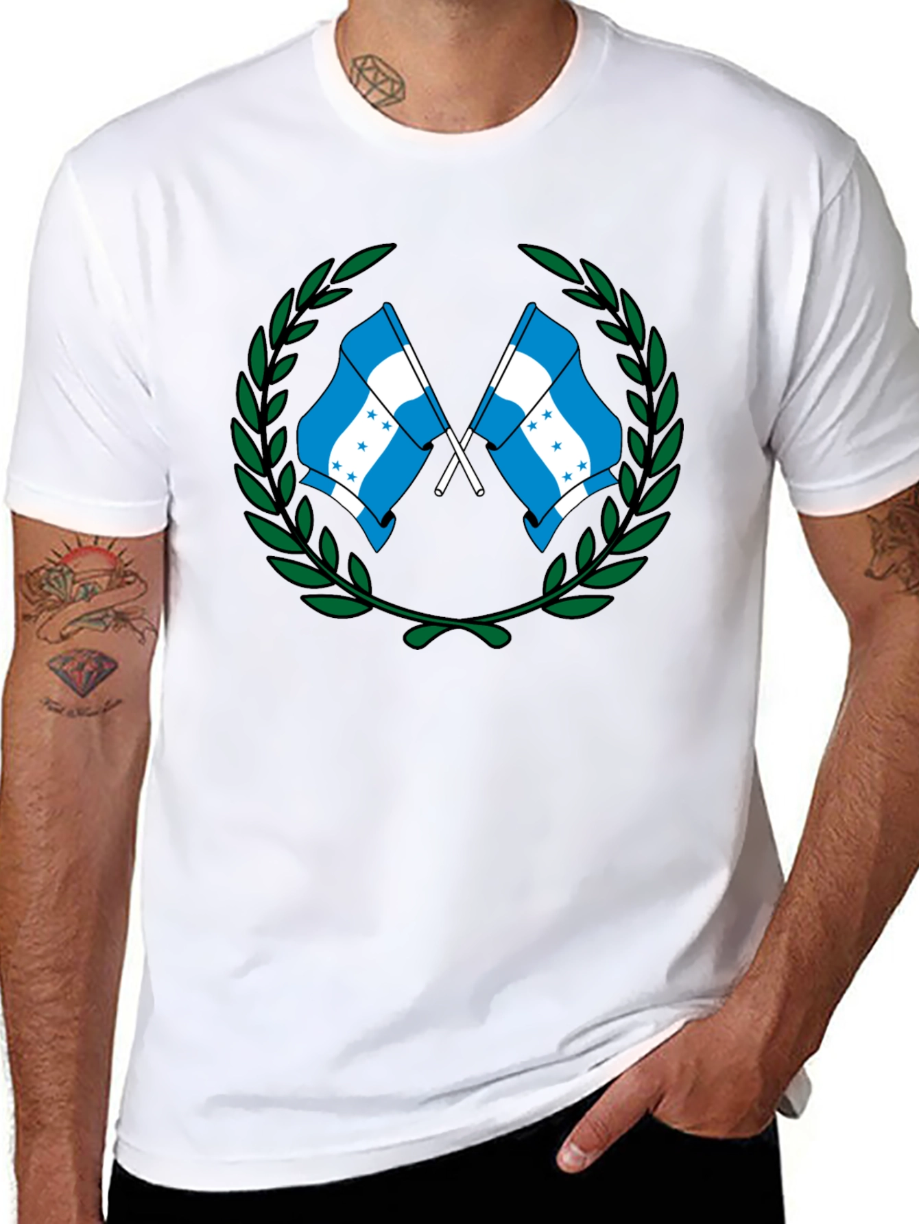Honduras Flag Graphic T-Shirt