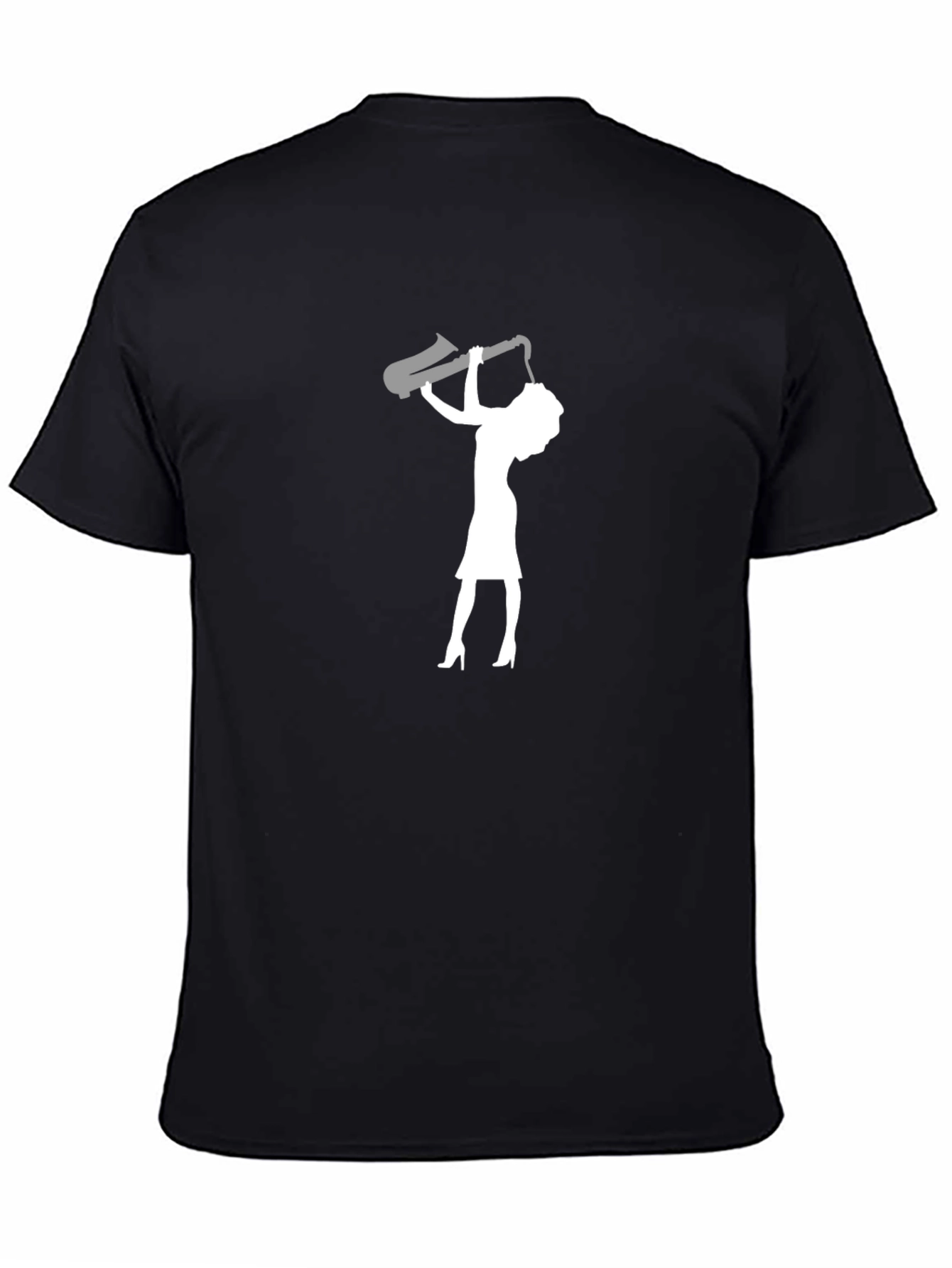 Saxophone Diva Black T-Shirt