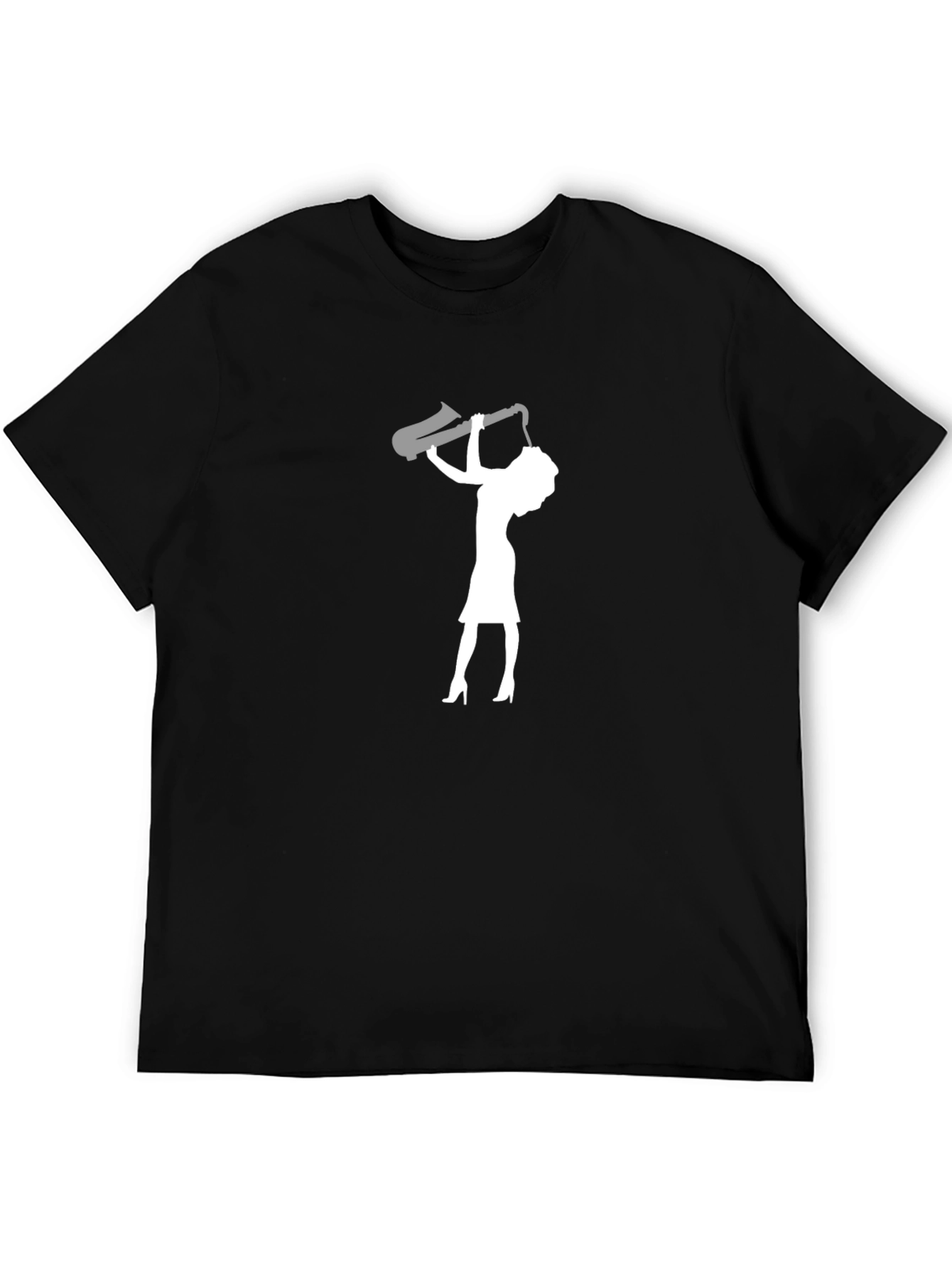 Saxophone Diva Black T-Shirt