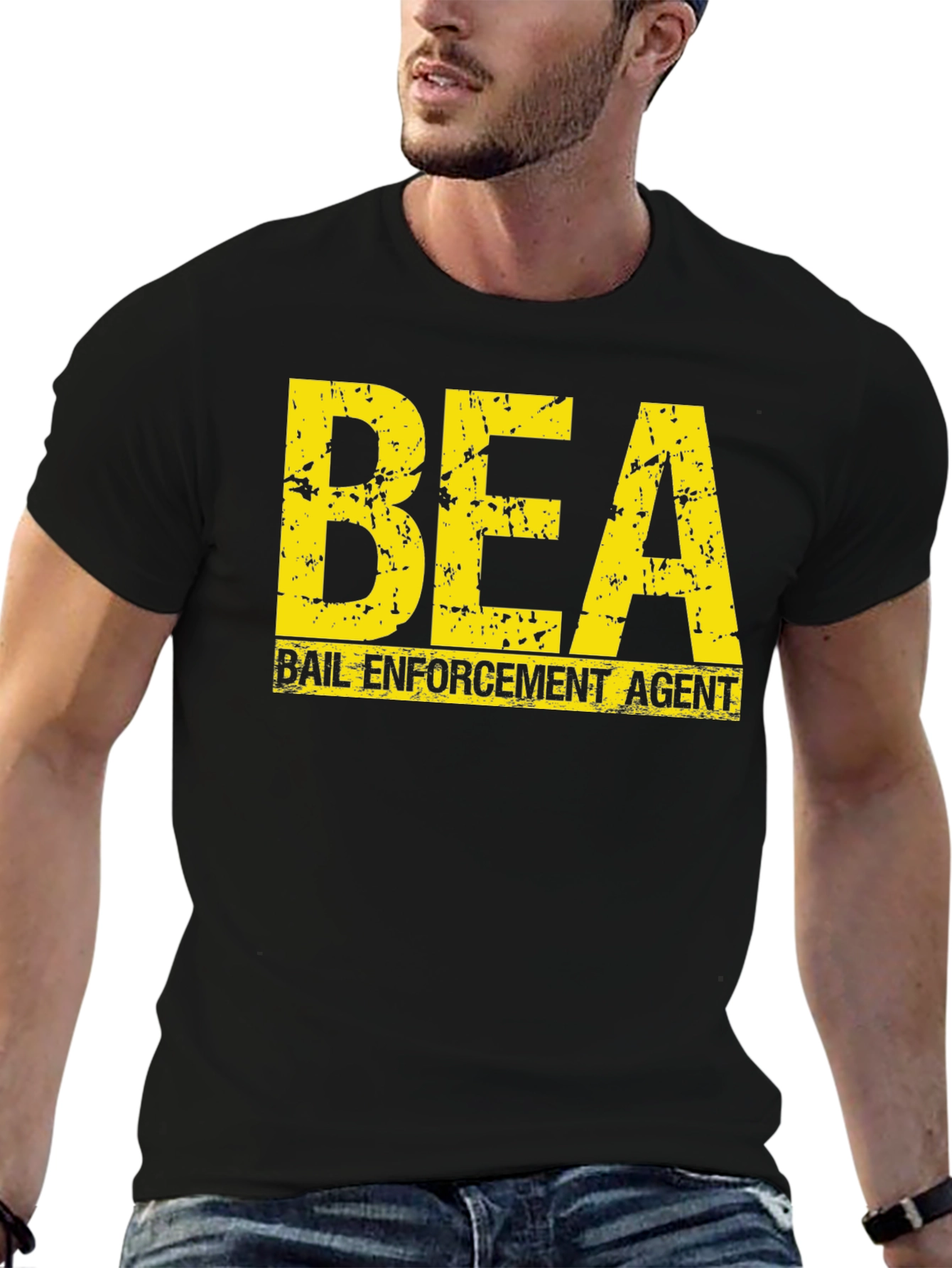 Bail Enforcement Agent BEA Black T-Shirt