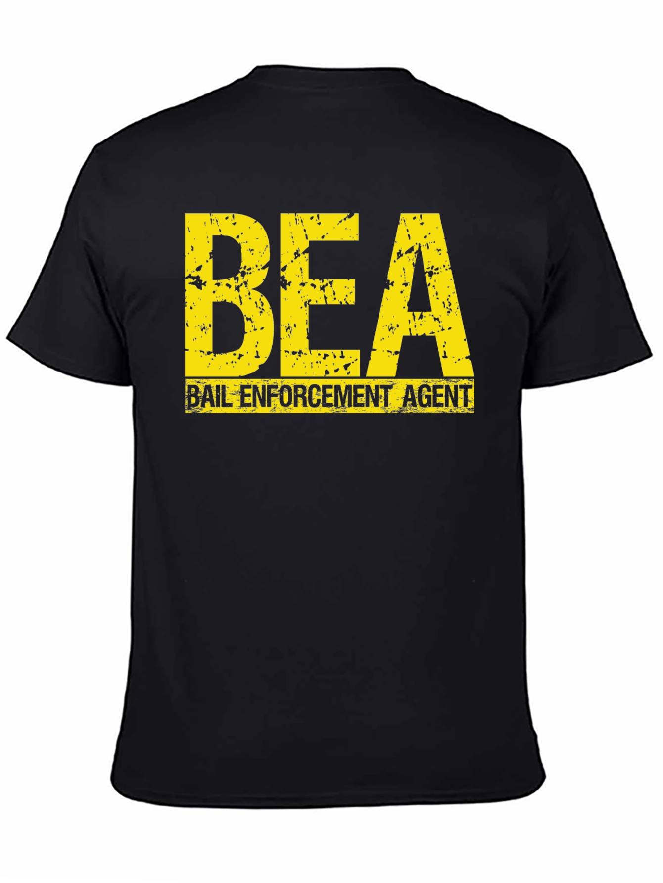 Bail Enforcement Agent BEA Black T-Shirt