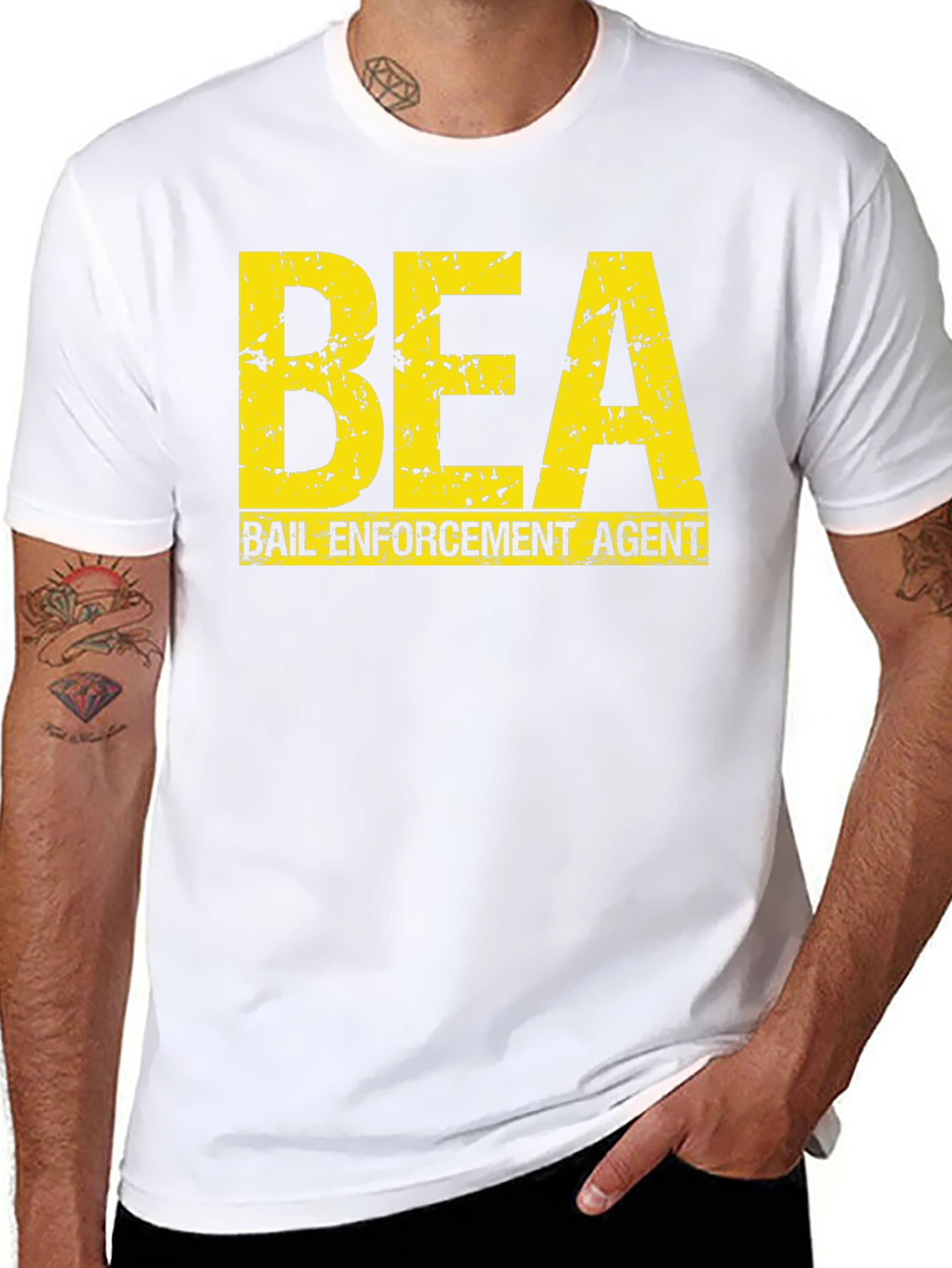 Bail Enforcement Agent BEA Black T-Shirt