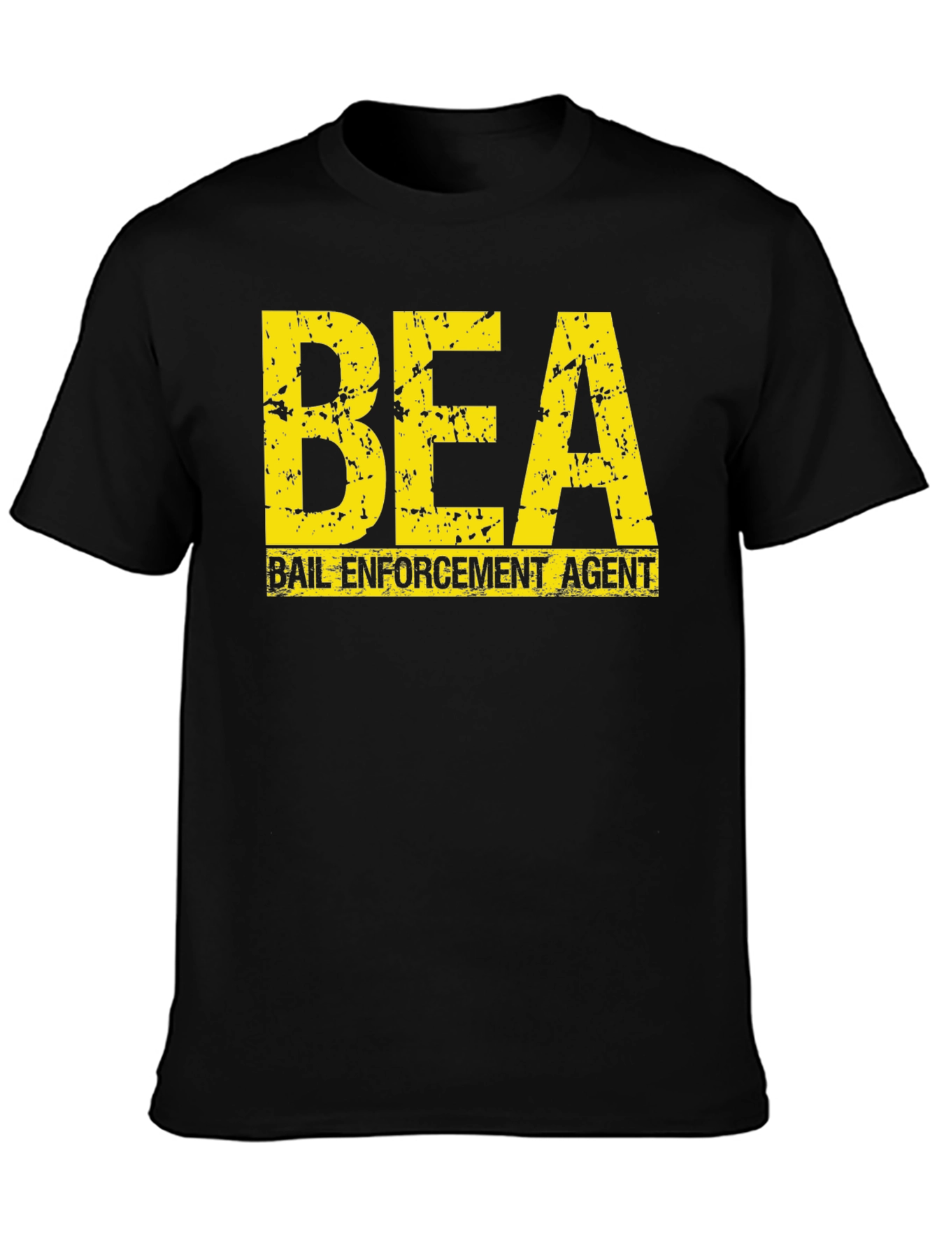 Bail Enforcement Agent BEA Black T-Shirt