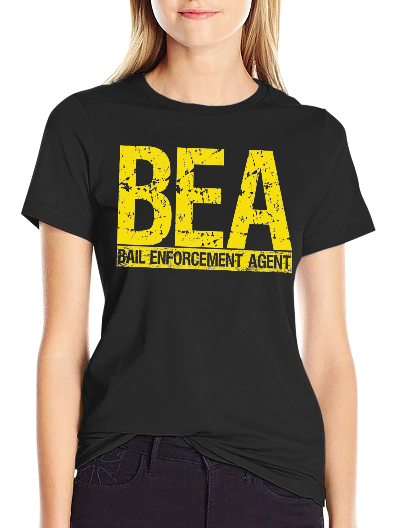 Bail Enforcement Agent BEA Black T-Shirt