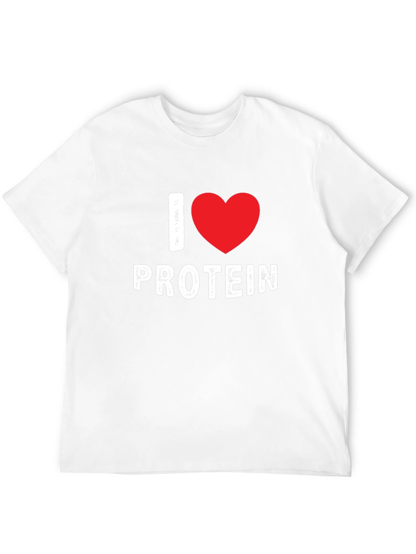 I Heart Protein Graphic T-Shirt - Black