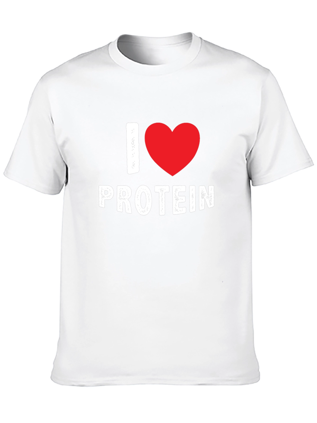 I Heart Protein Graphic T-Shirt - Black