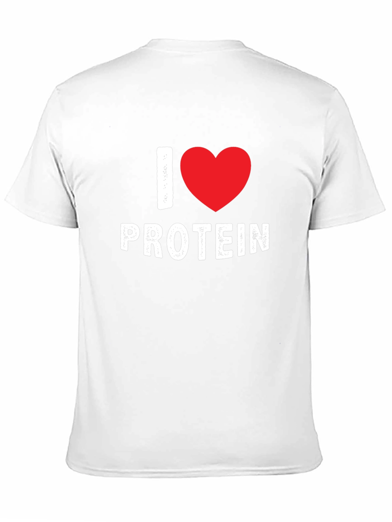 I Heart Protein Graphic T-Shirt - Black